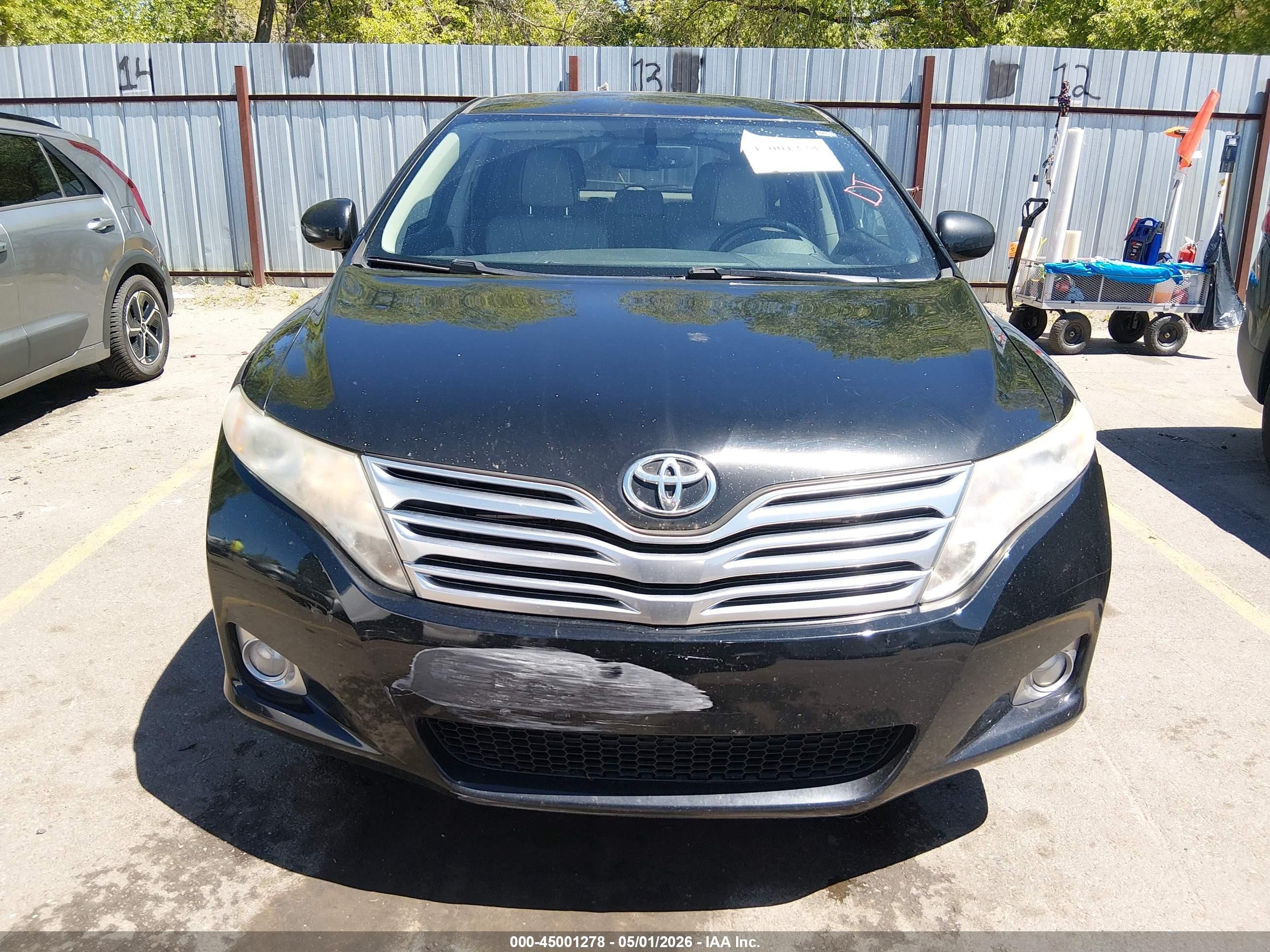 2009 Toyota Venza Base V6 Black vin: 4T3BK11A09U026316