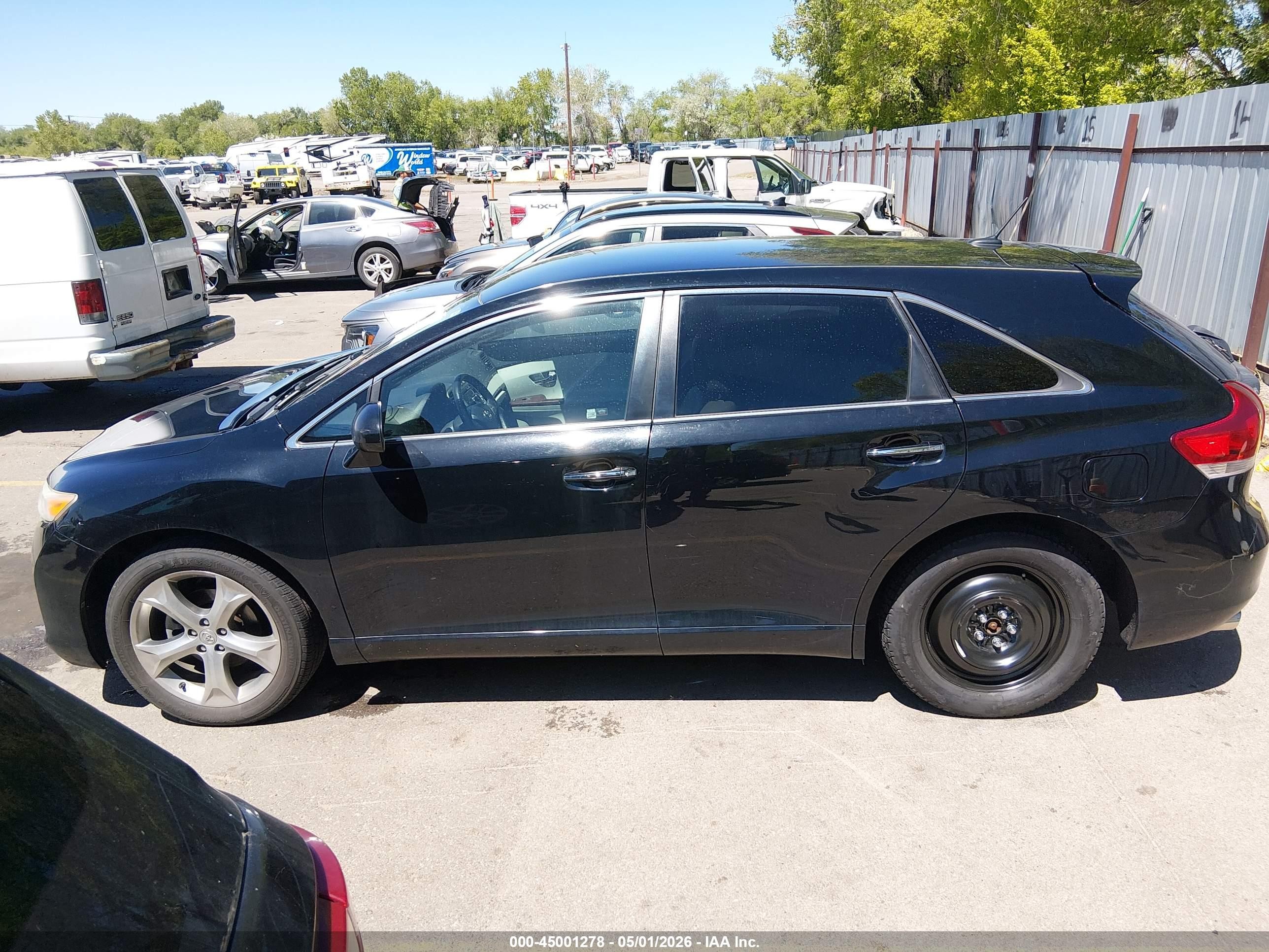 2009 Toyota Venza Base V6 Black vin: 4T3BK11A09U026316