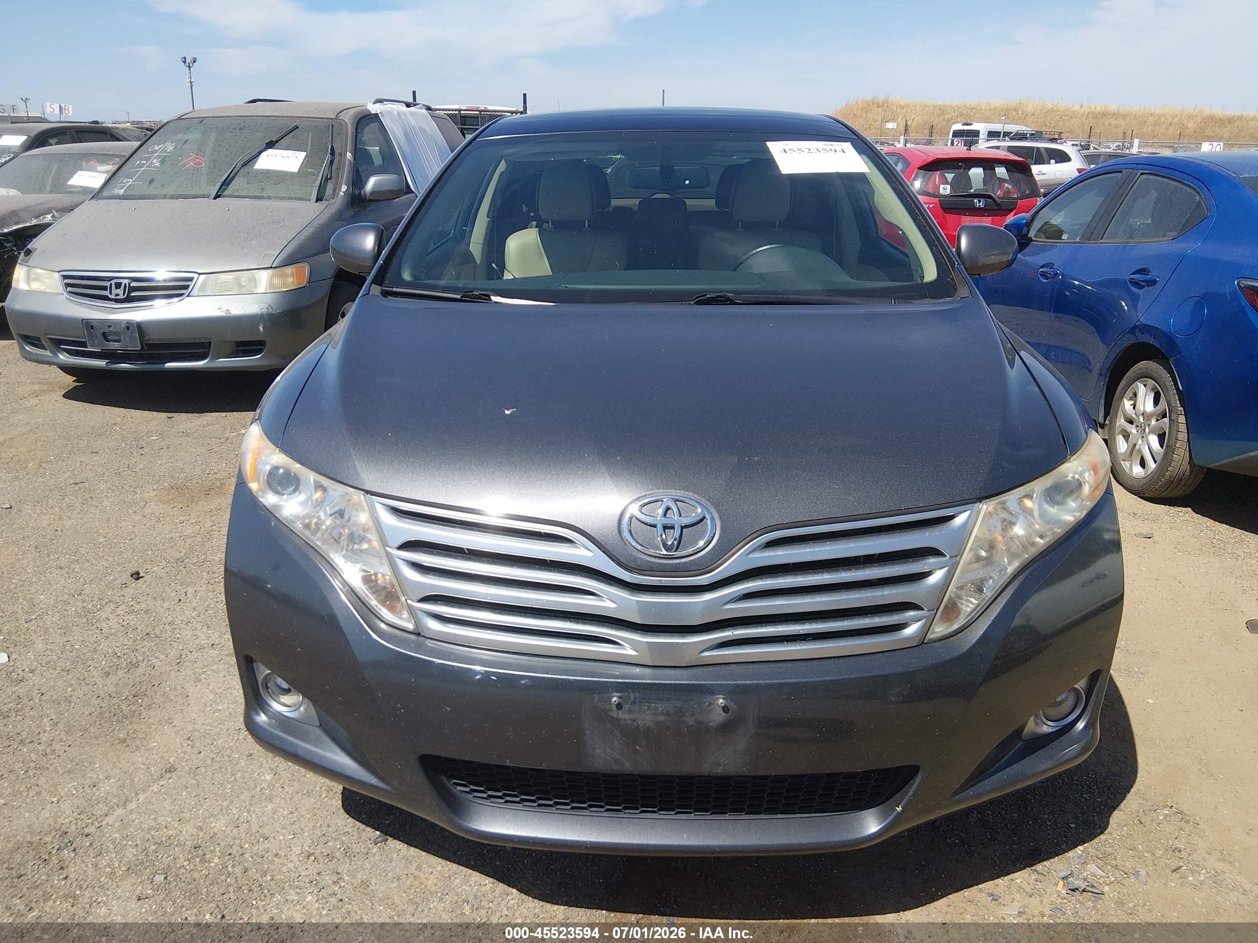 2009 Toyota Venza Base V6 Gray vin: 4T3BK11A19U010559