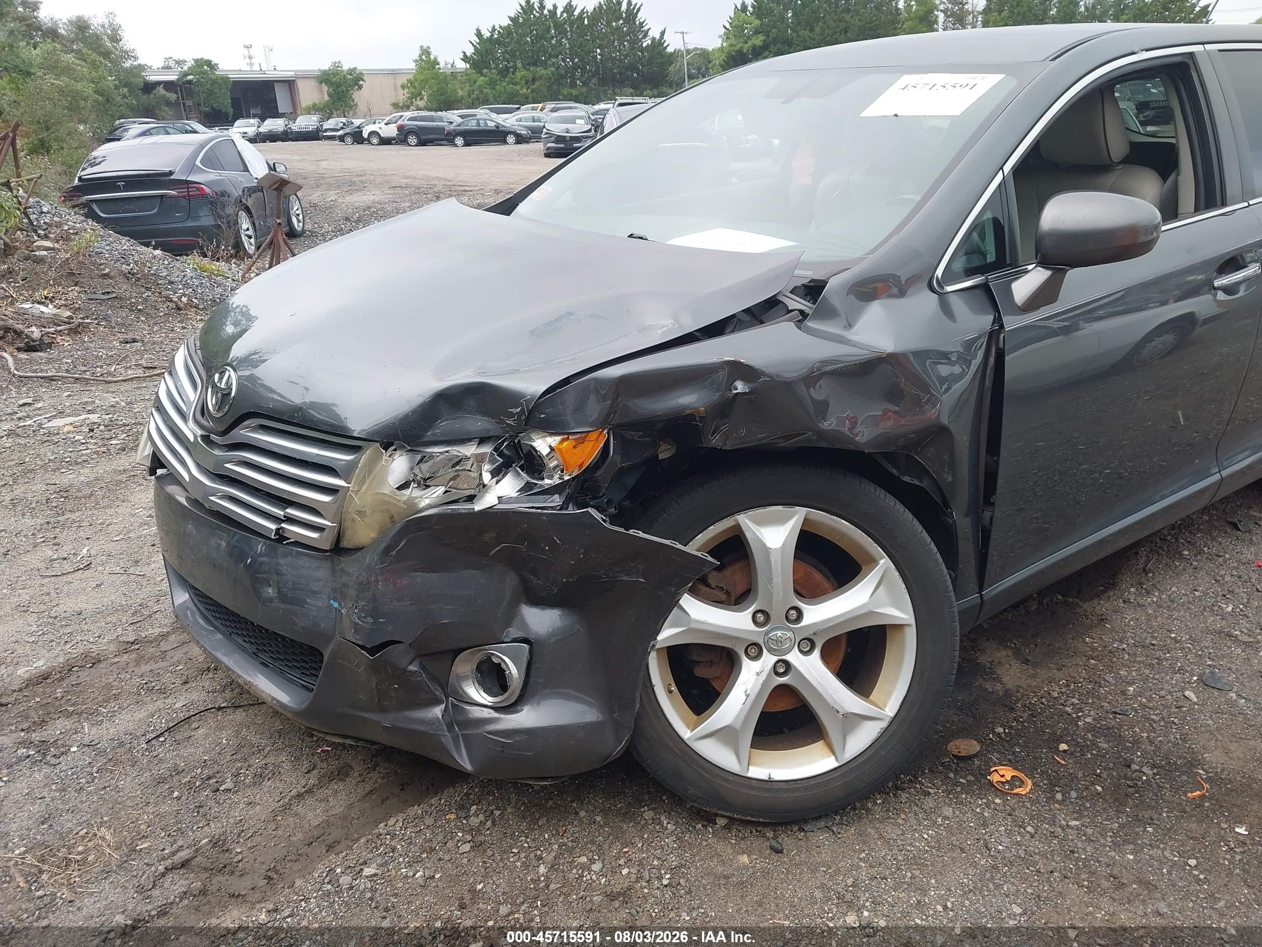 2009 Toyota Venza Base V6 Gray vin: 4T3BK11A19U020668
