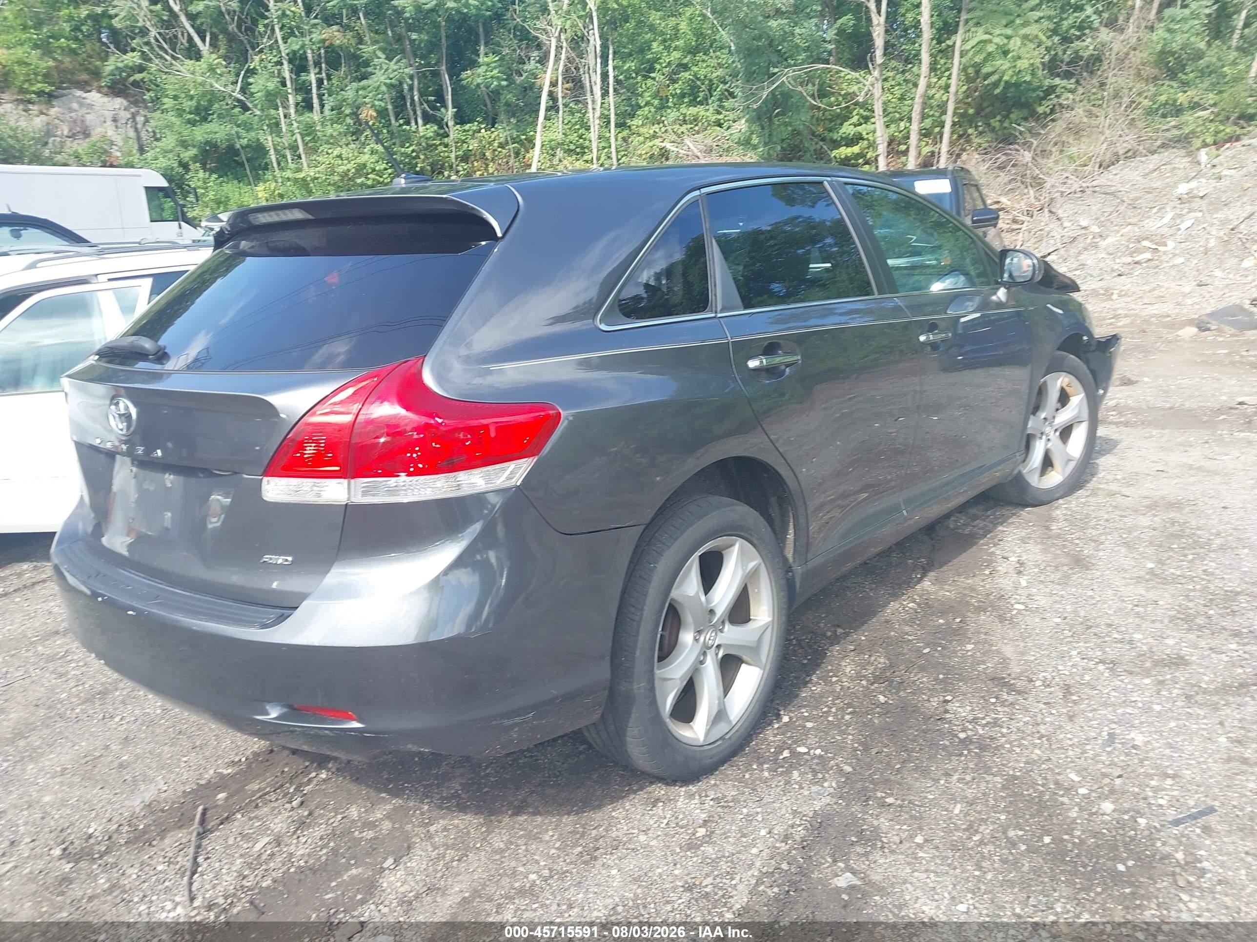 2009 Toyota Venza Base V6 Gray vin: 4T3BK11A19U020668