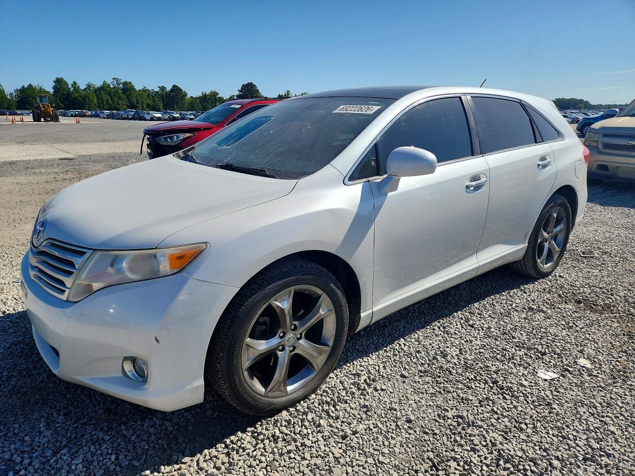 2009 Toyota Venza Awd V6 White vin: 4T3BK11A19U023697