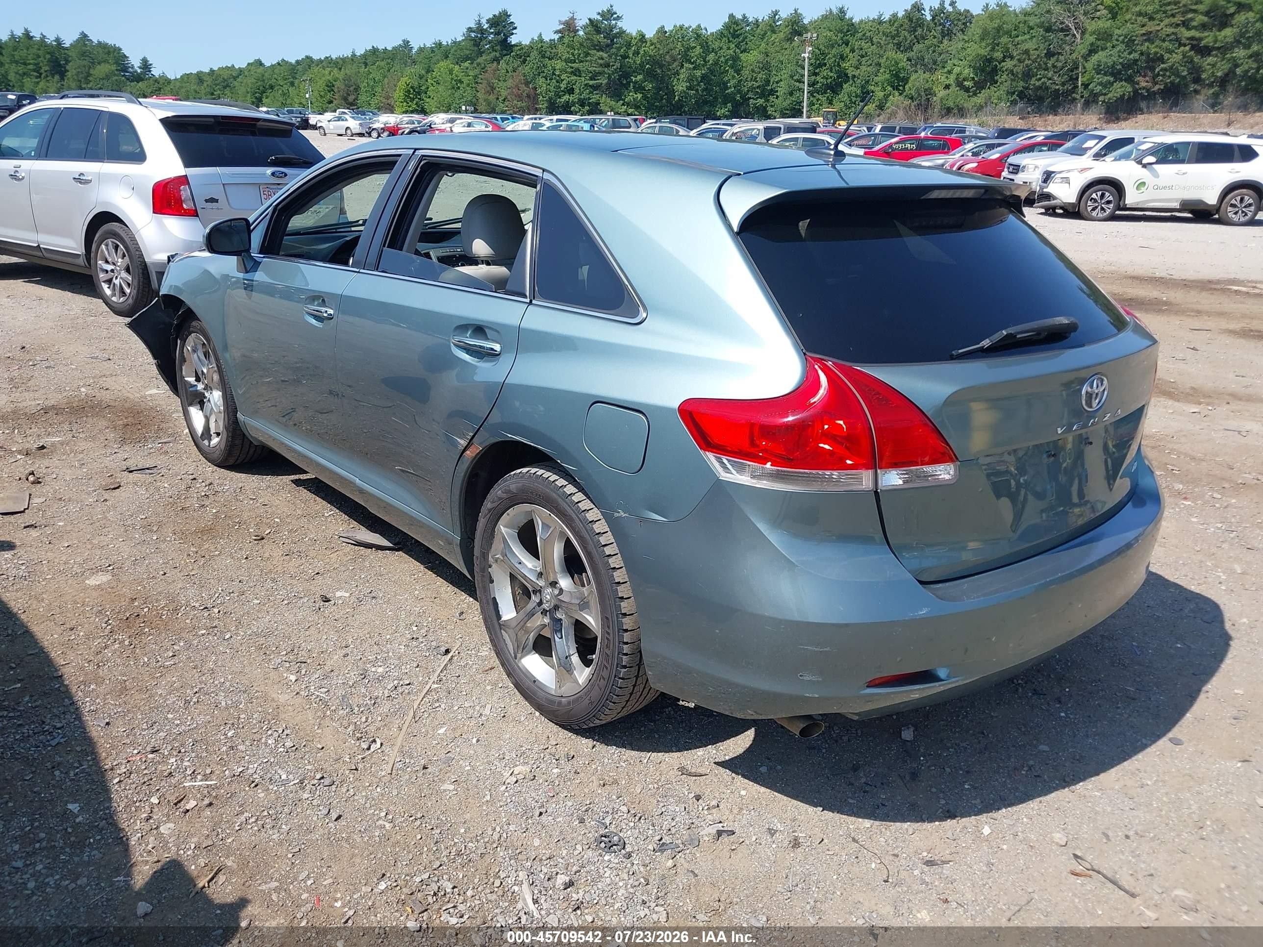 2009 Toyota Venza Base V6 Green vin: 4T3BK11A29U016810