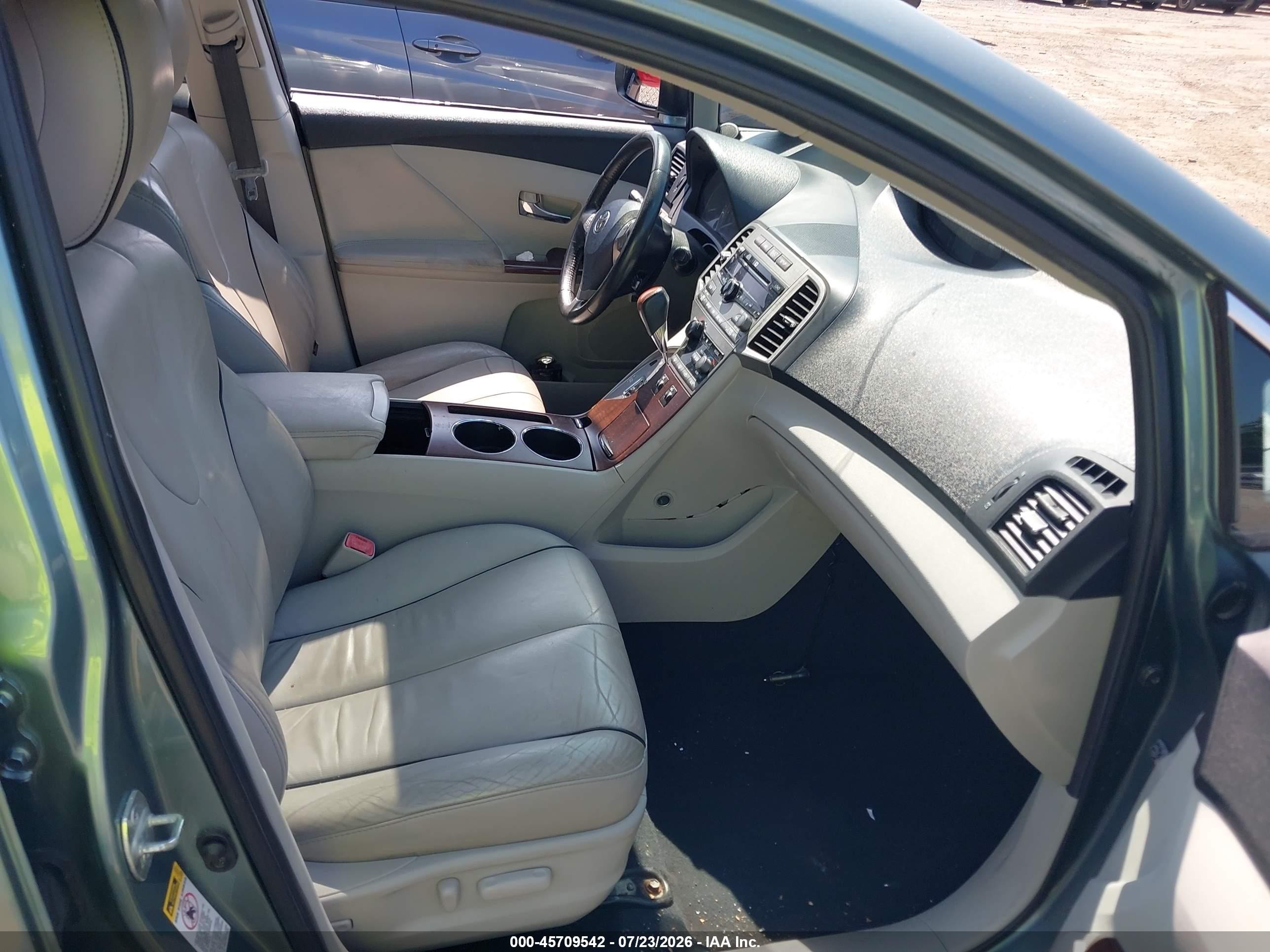2009 Toyota Venza Base V6 Green vin: 4T3BK11A29U016810