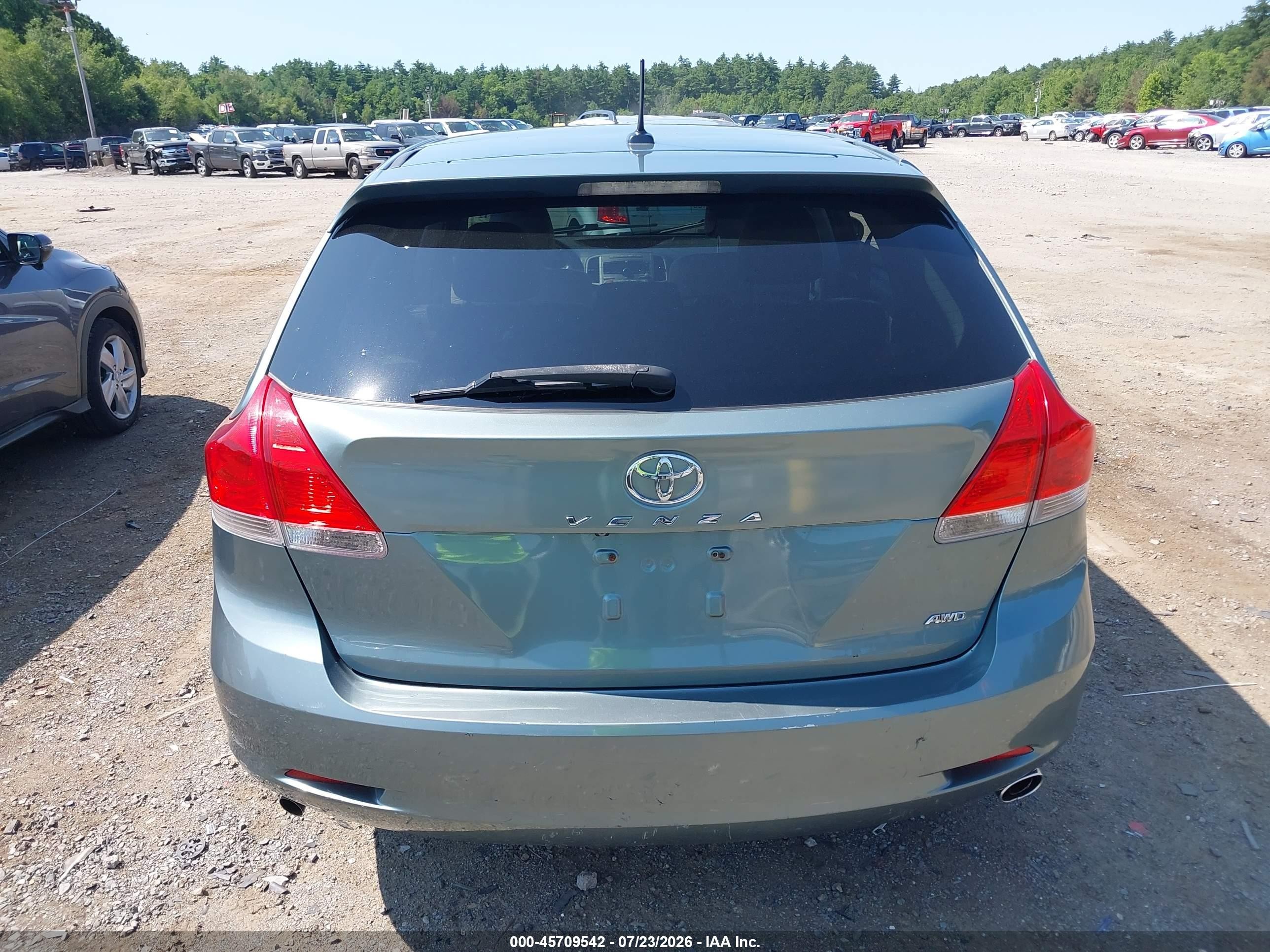 2009 Toyota Venza Base V6 Green vin: 4T3BK11A29U016810