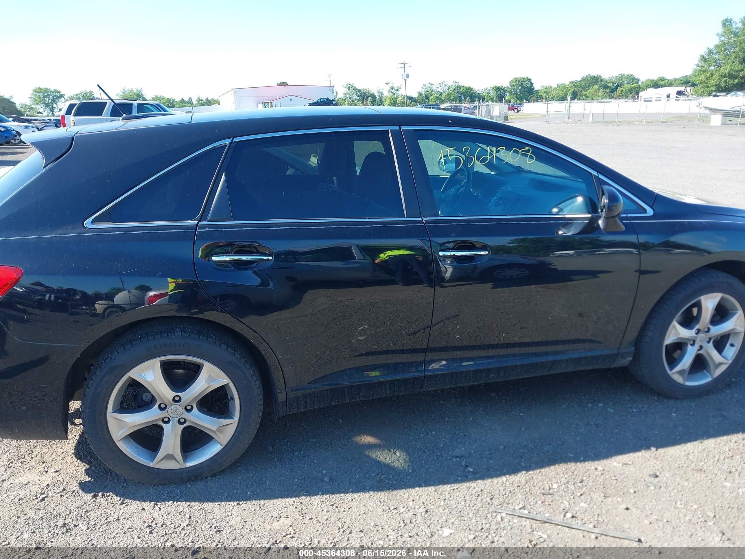 2009 Toyota Venza Base V6 Black vin: 4T3BK11A39U014015