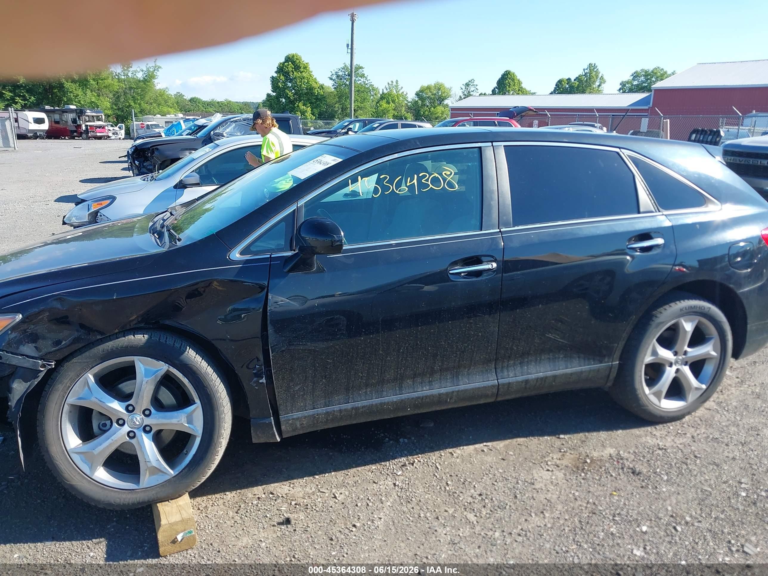 2009 Toyota Venza Base V6 Black vin: 4T3BK11A39U014015