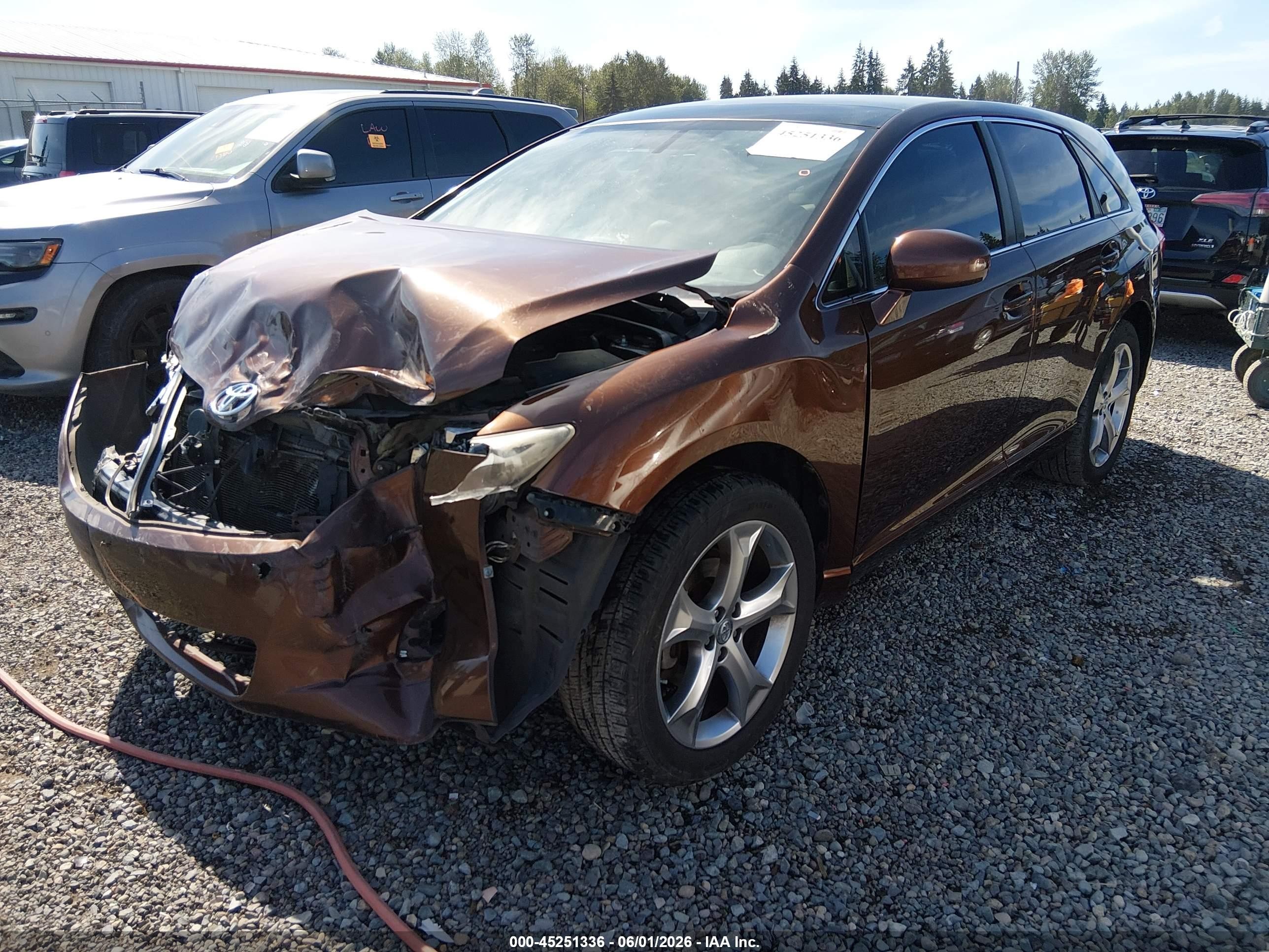 2009 Toyota Venza Base V6 Brown vin: 4T3BK11A39U014144