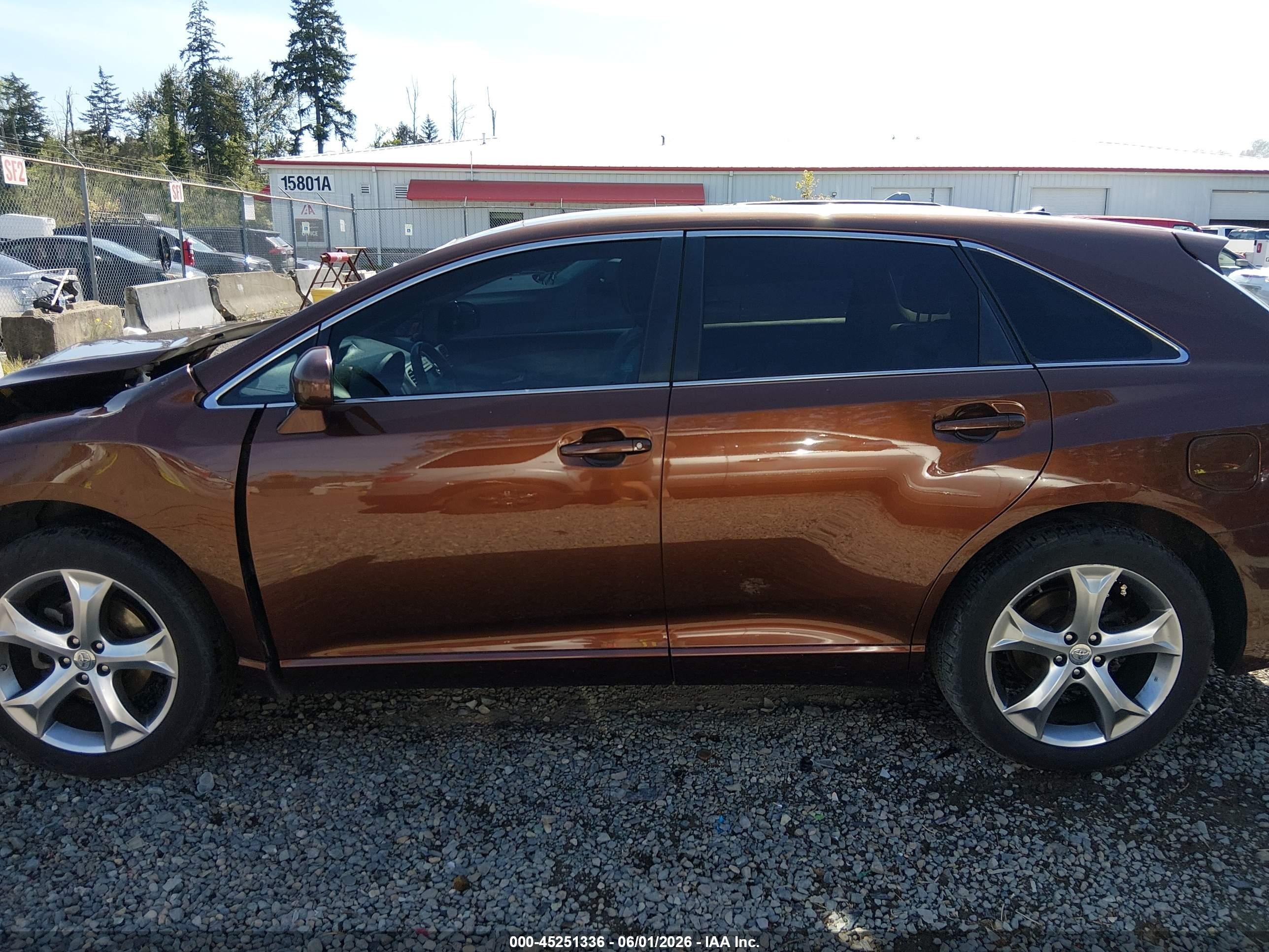 2009 Toyota Venza Base V6 Brown vin: 4T3BK11A39U014144