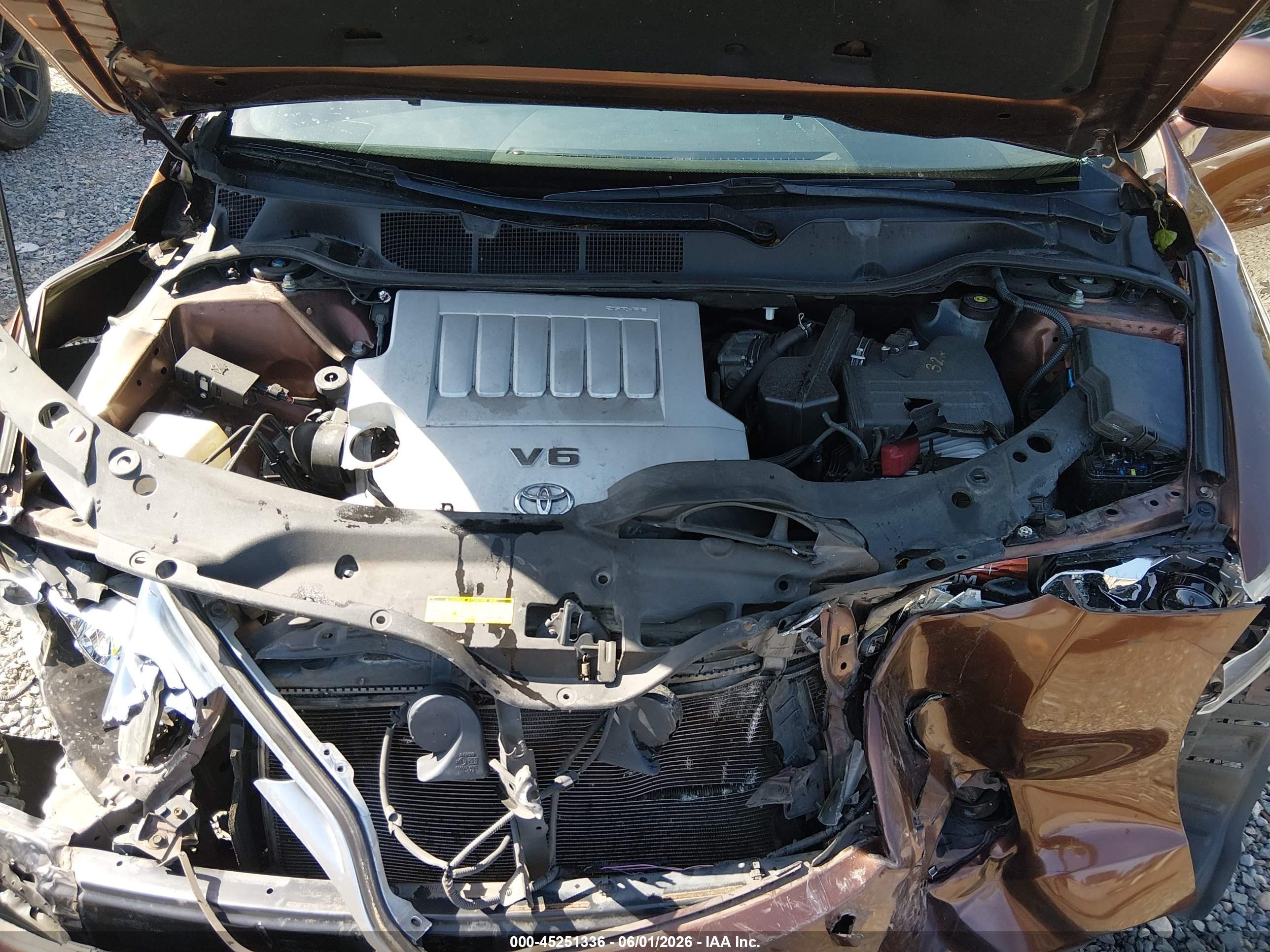 2009 Toyota Venza Base V6 Brown vin: 4T3BK11A39U014144