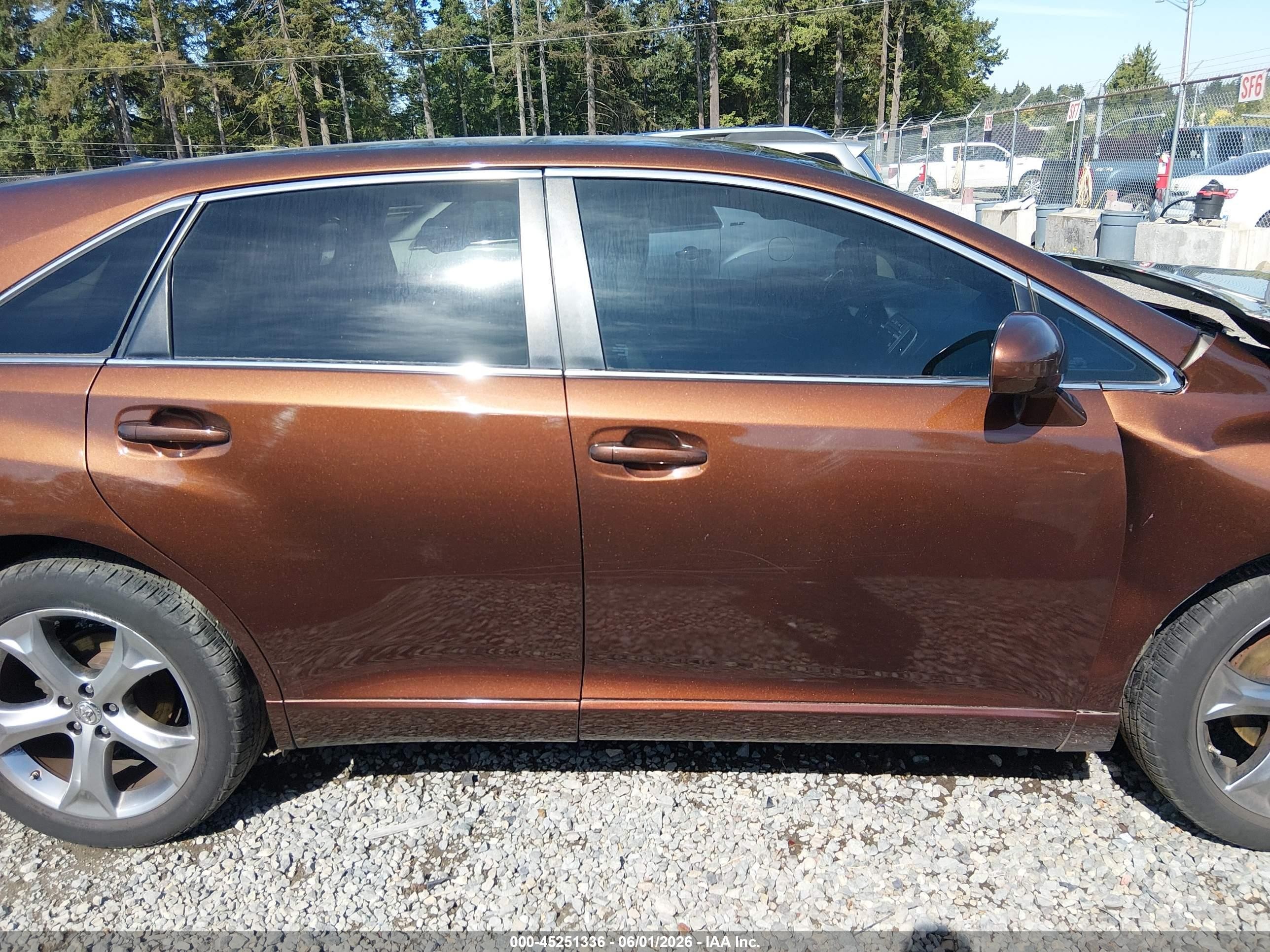 2009 Toyota Venza Base V6 Brown vin: 4T3BK11A39U014144