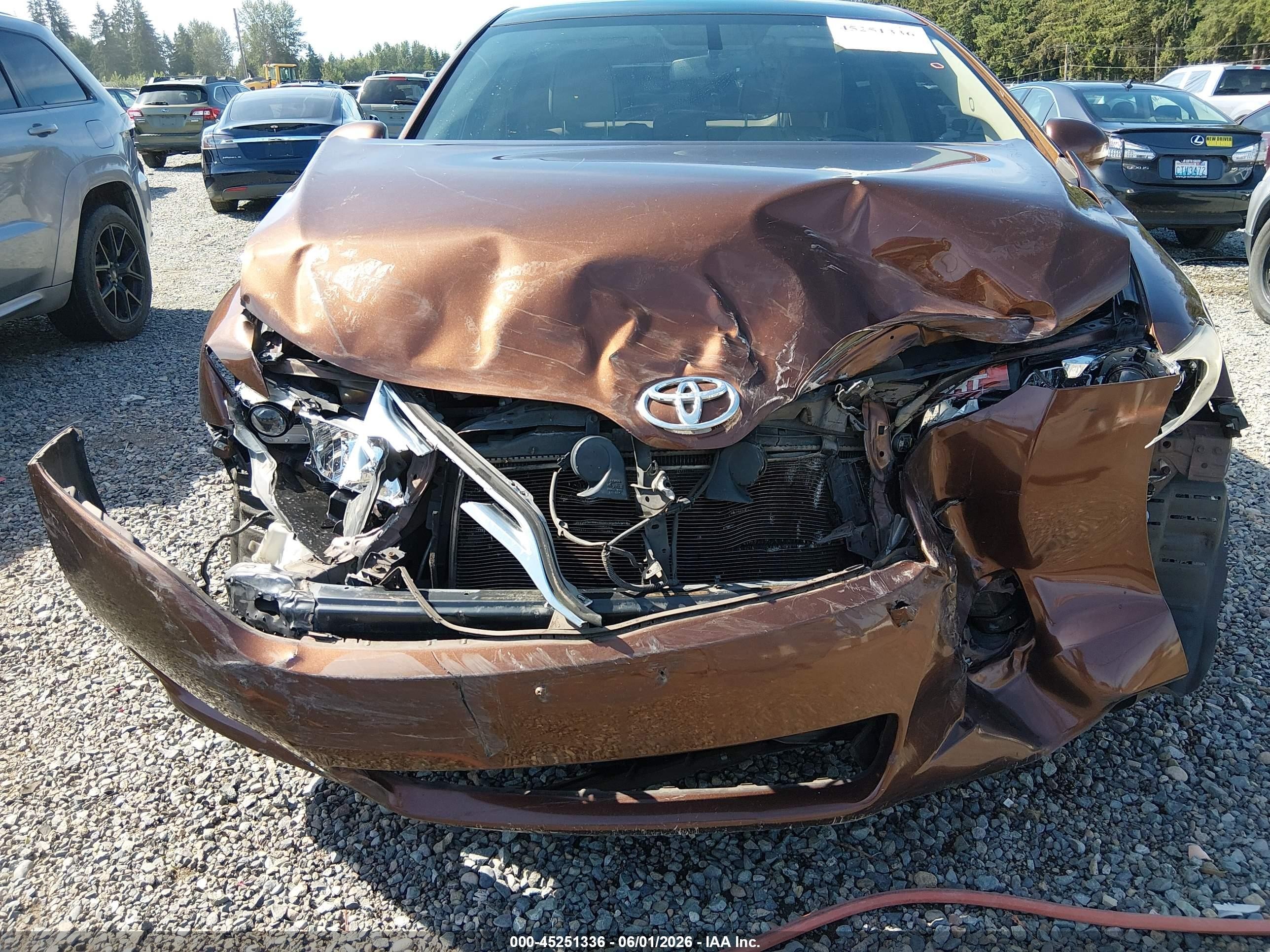 2009 Toyota Venza Base V6 Brown vin: 4T3BK11A39U014144