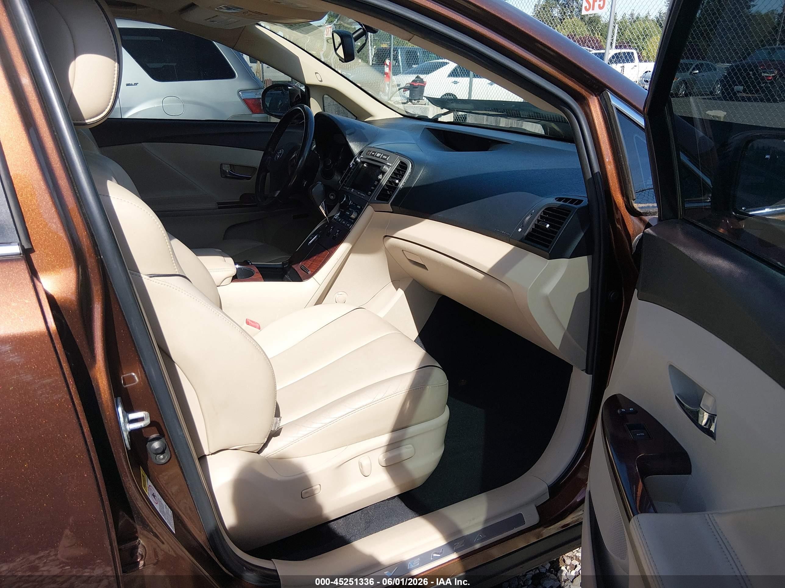 2009 Toyota Venza Base V6 Brown vin: 4T3BK11A39U014144