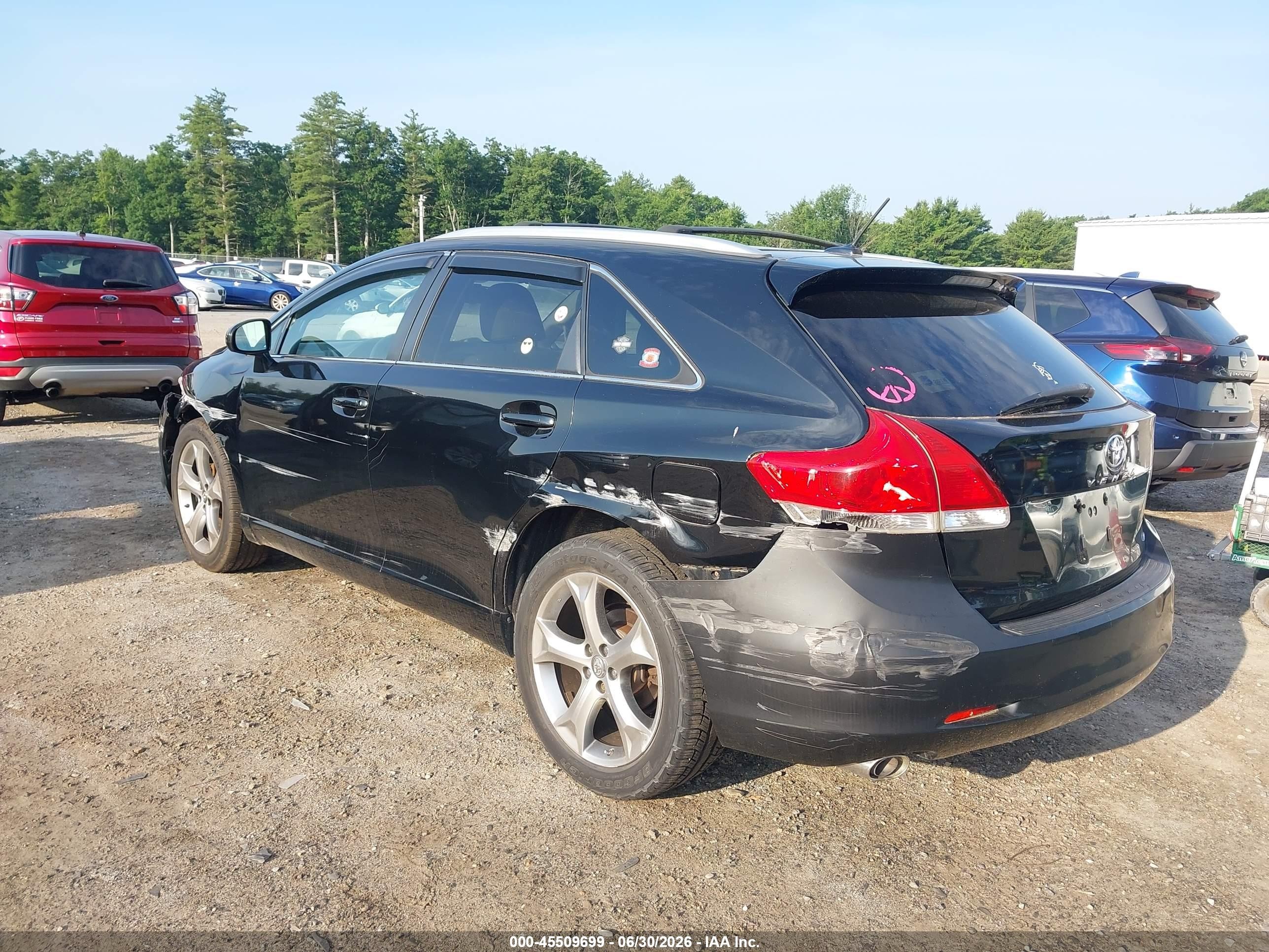 2009 Toyota Venza Base V6 Black vin: 4T3BK11A49U006229