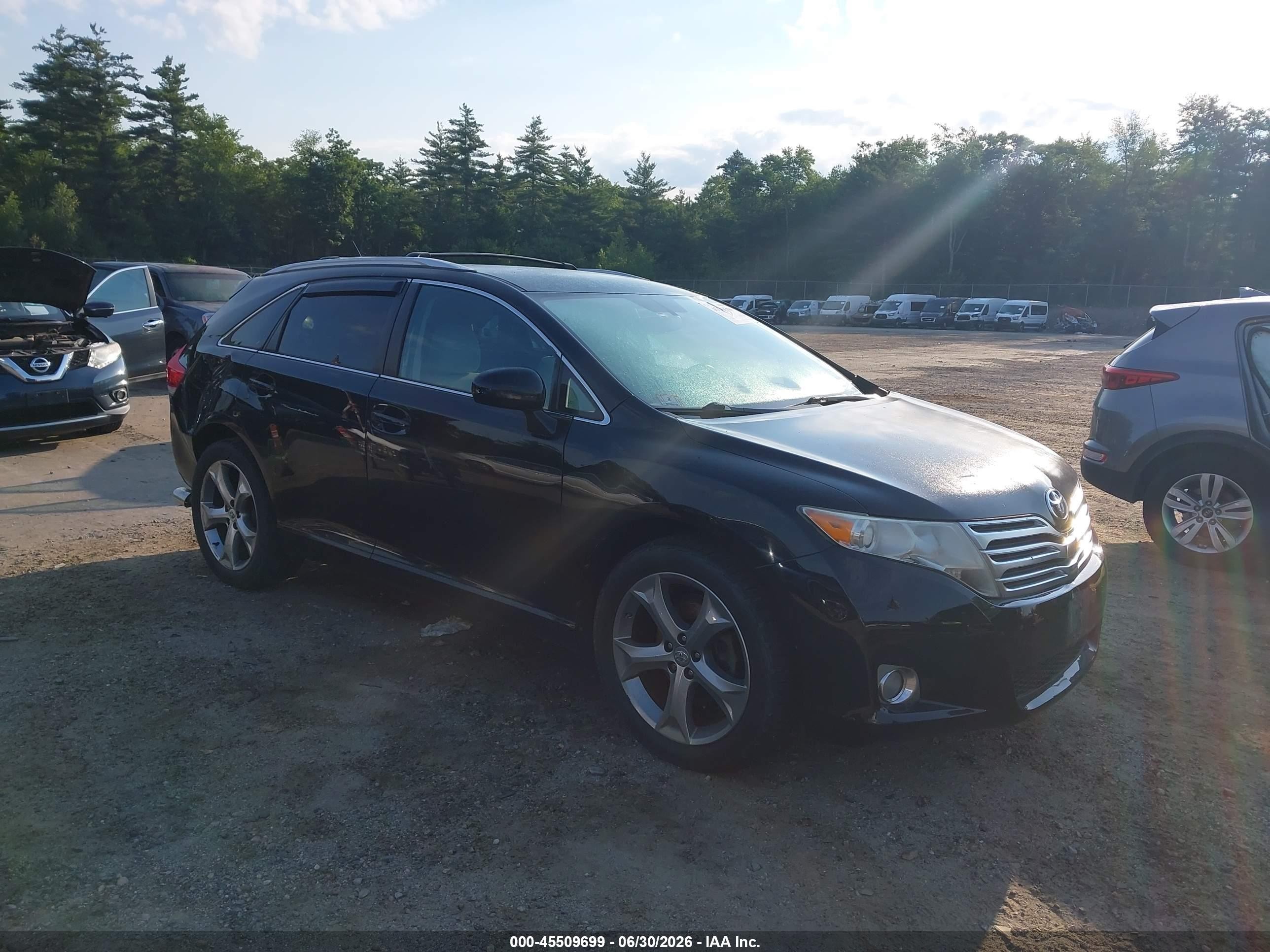 2009 Toyota Venza Base V6 Black vin: 4T3BK11A49U006229