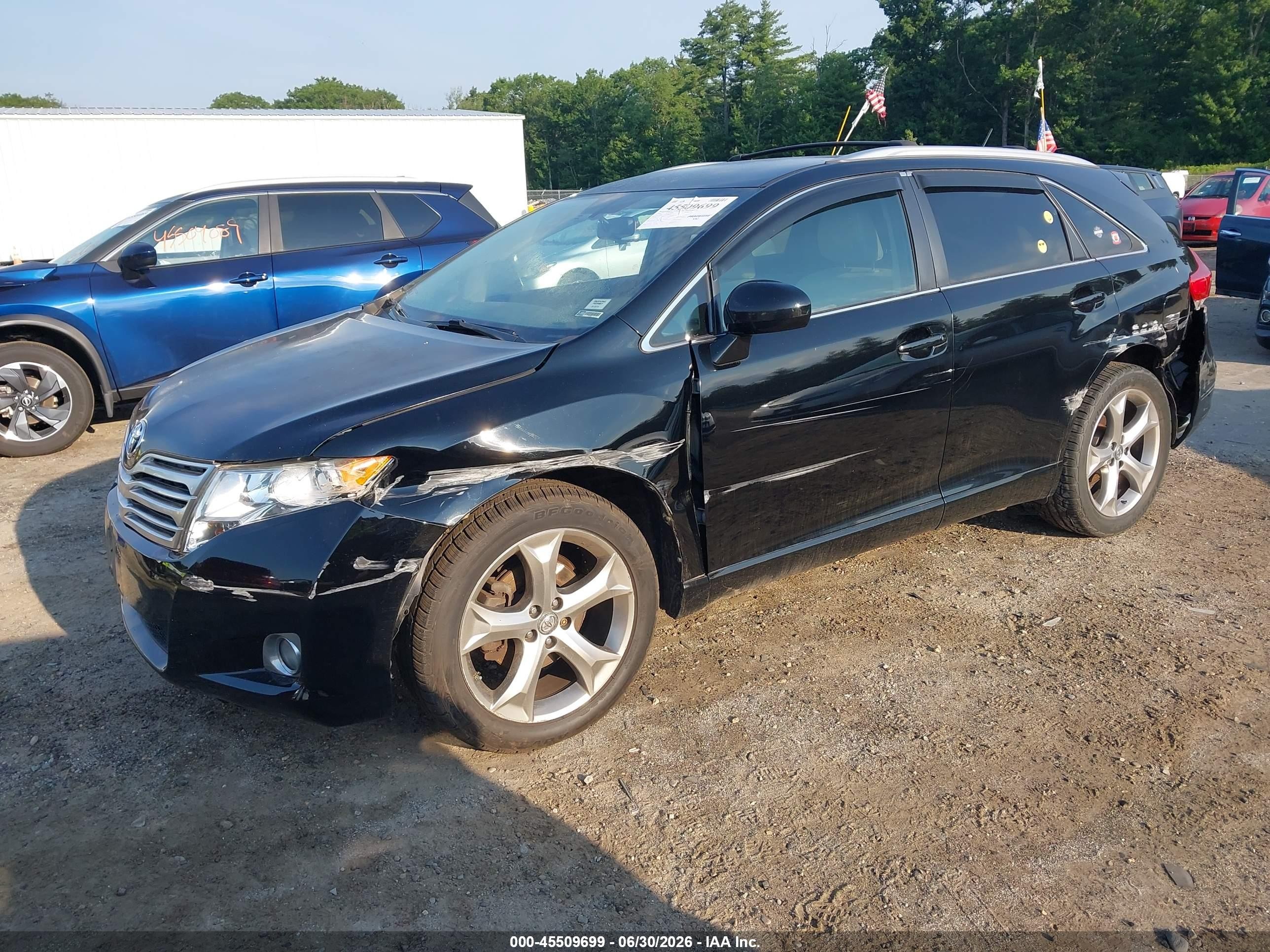 2009 Toyota Venza Base V6 Black vin: 4T3BK11A49U006229