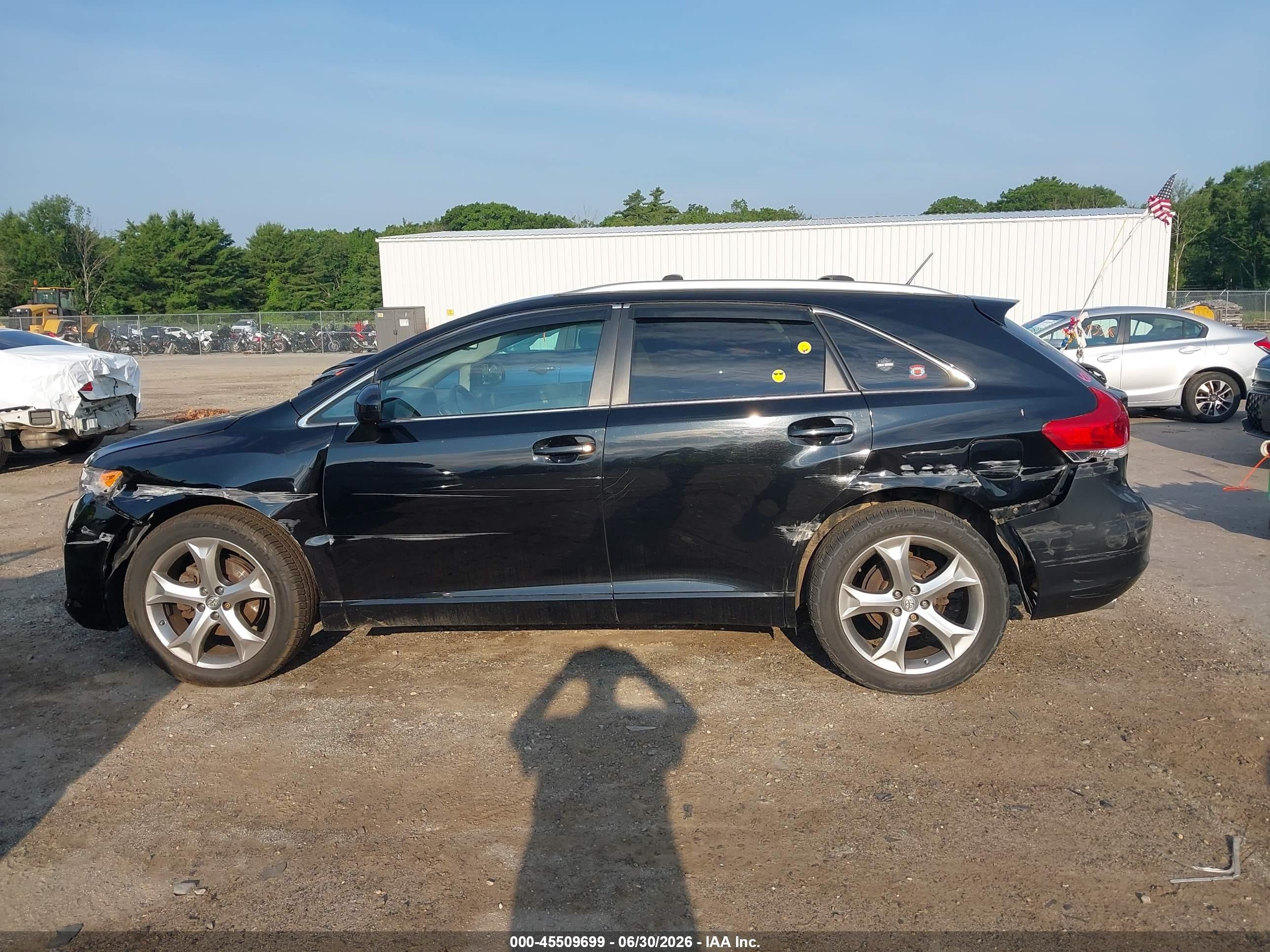 2009 Toyota Venza Base V6 Black vin: 4T3BK11A49U006229