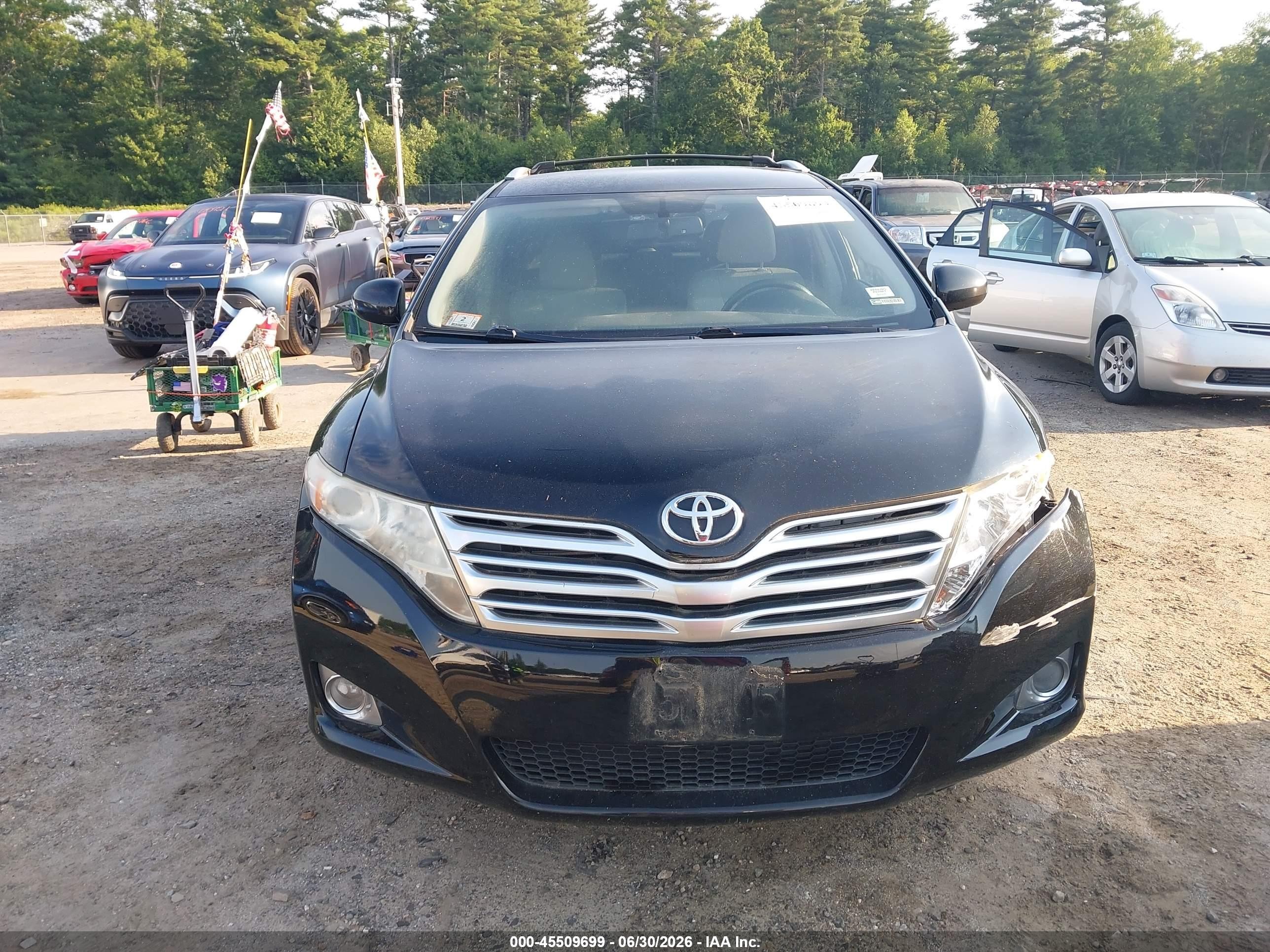 2009 Toyota Venza Base V6 Black vin: 4T3BK11A49U006229