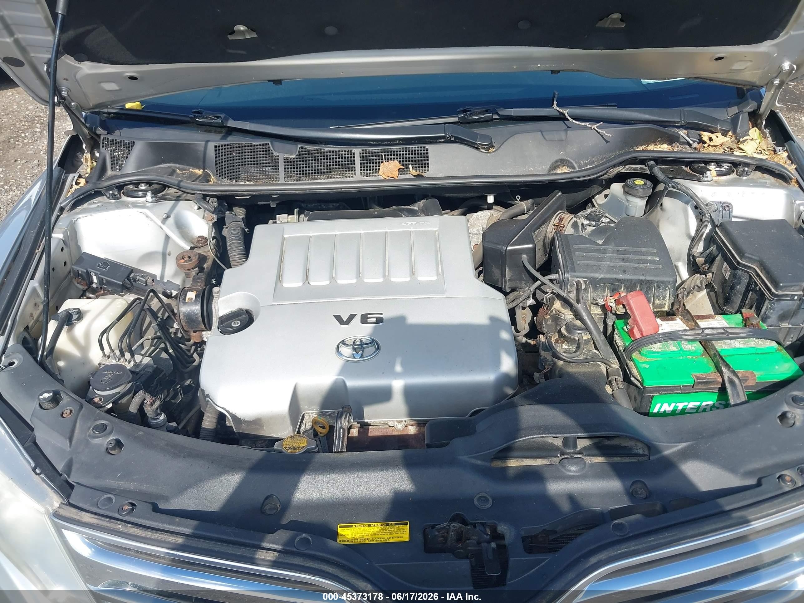 2009 Toyota Venza Base V6 Silver vin: 4T3BK11A49U009034