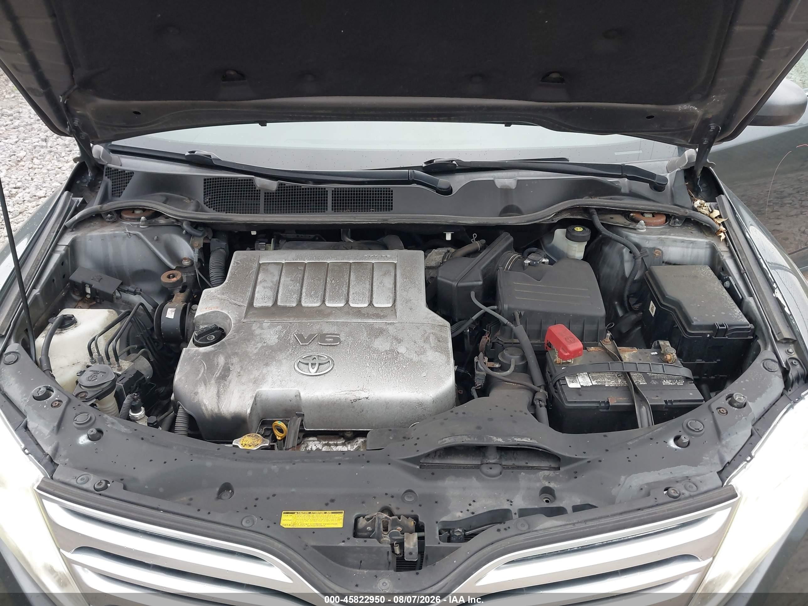 2009 Toyota Venza Base V6 Gray vin: 4T3BK11A49U011267