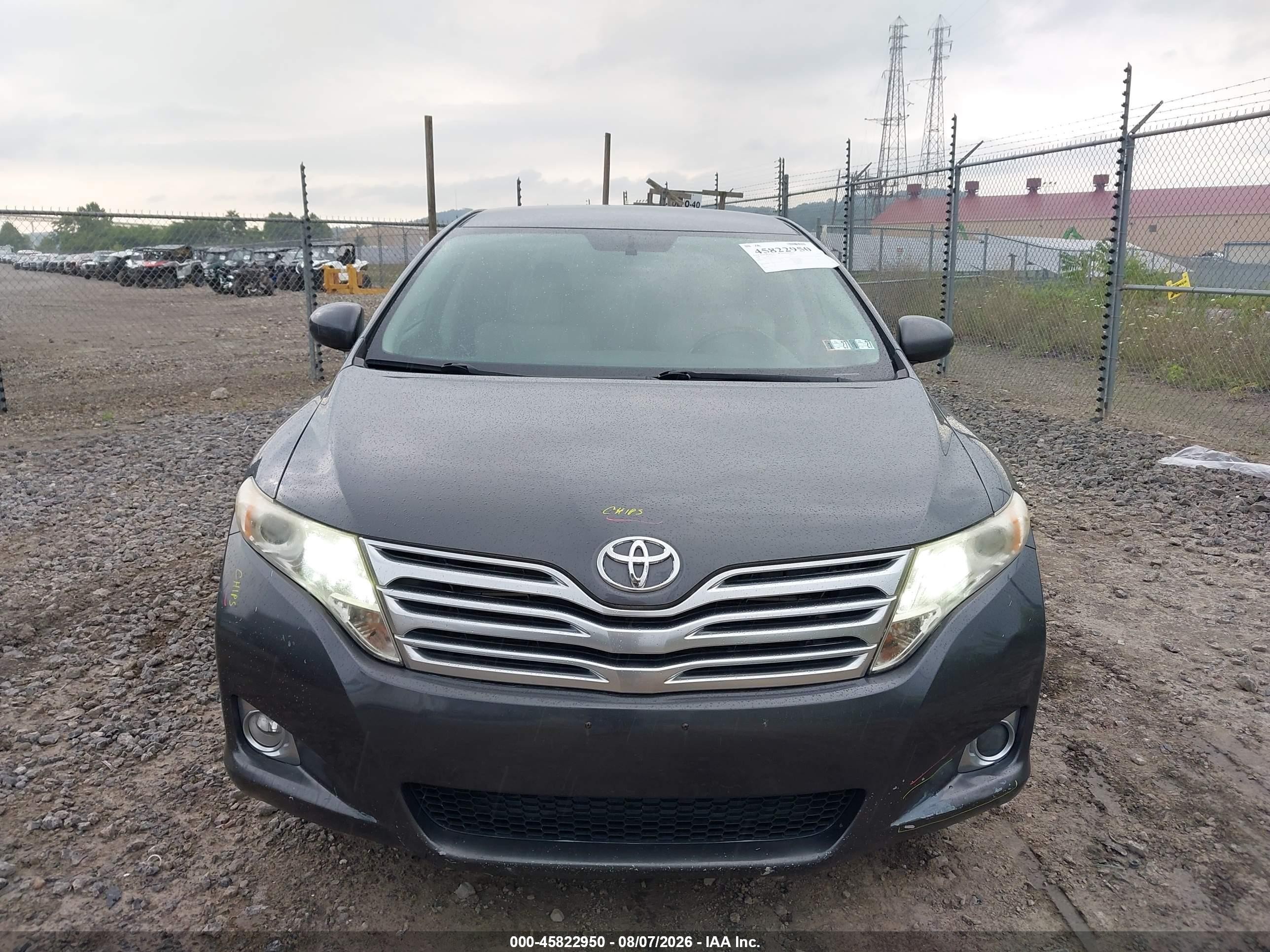 2009 Toyota Venza Base V6 Gray vin: 4T3BK11A49U011267