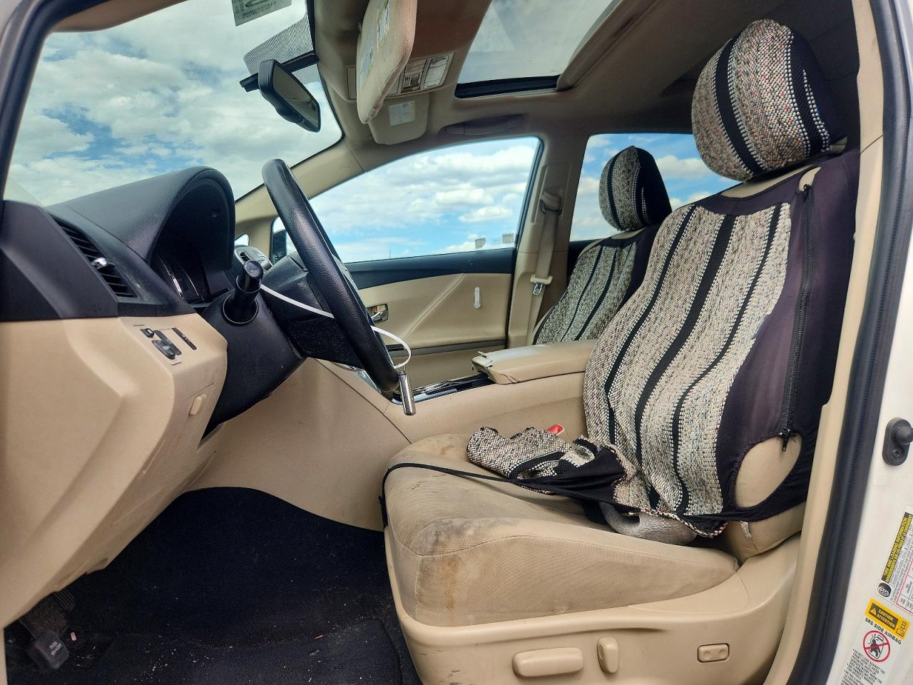 2009 Toyota Venza Awd V6 Белый vin: 4T3BK11A49U019238