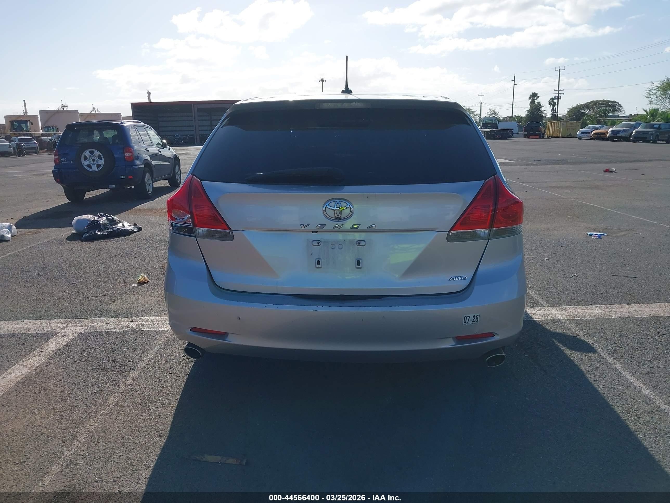 2009 Toyota Venza Base V6 Silver vin: 4T3BK11A49U019983
