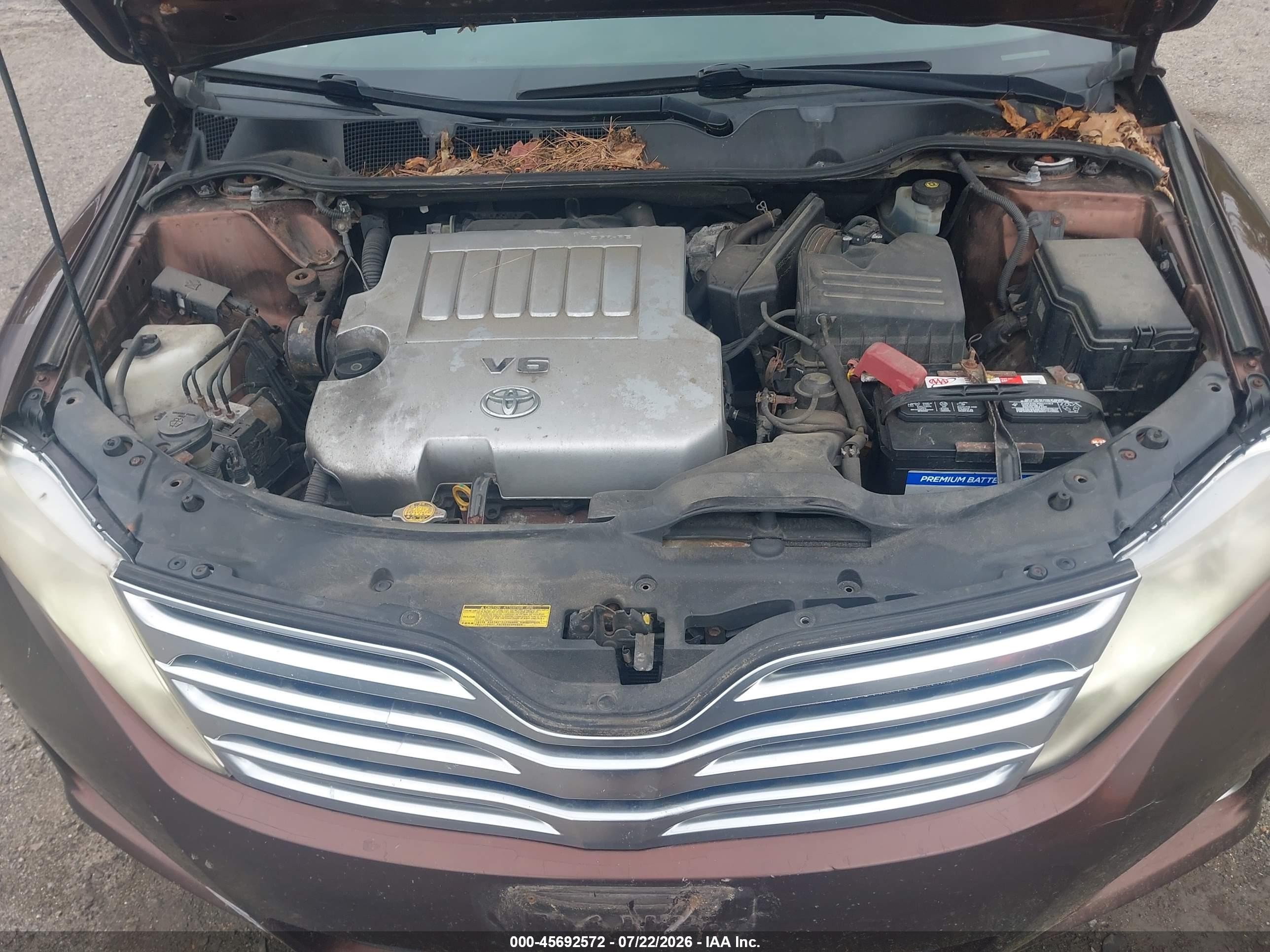 2009 Toyota Venza Base V6 Оранжевый vin: 4T3BK11A59U019247