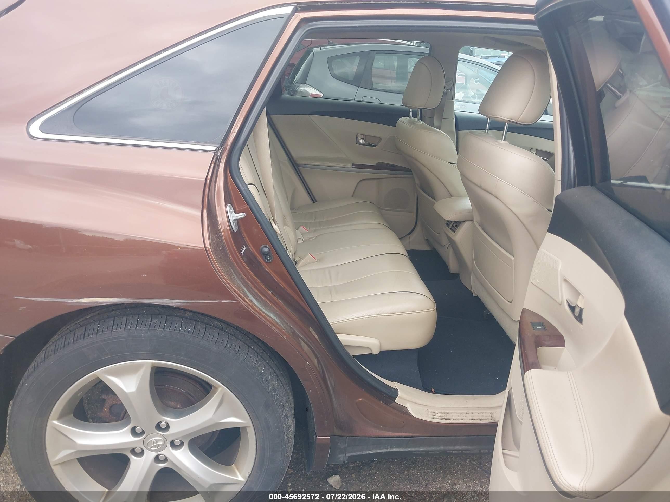 2009 Toyota Venza Base V6 Оранжевый vin: 4T3BK11A59U019247