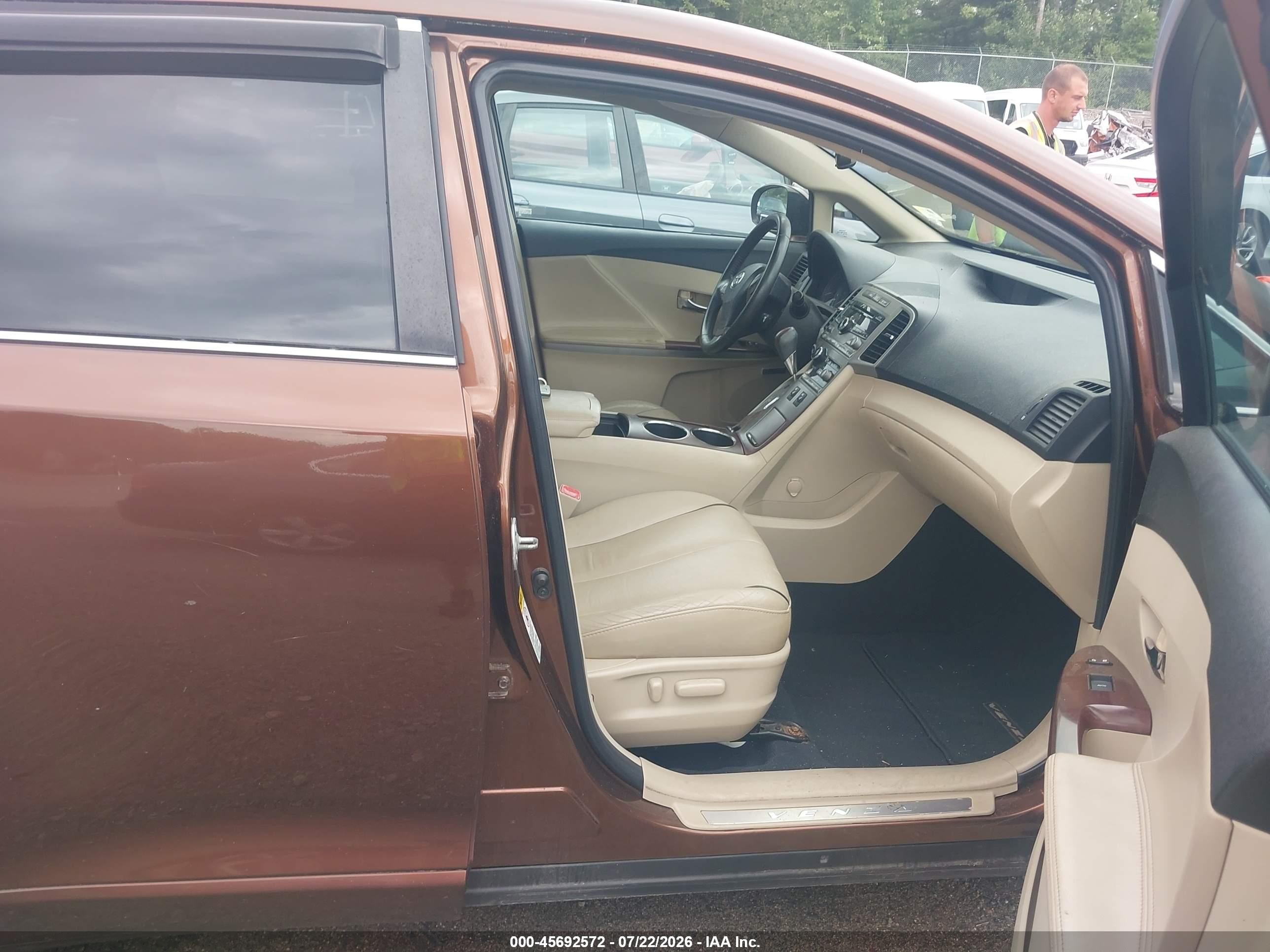 2009 Toyota Venza Base V6 Оранжевый vin: 4T3BK11A59U019247