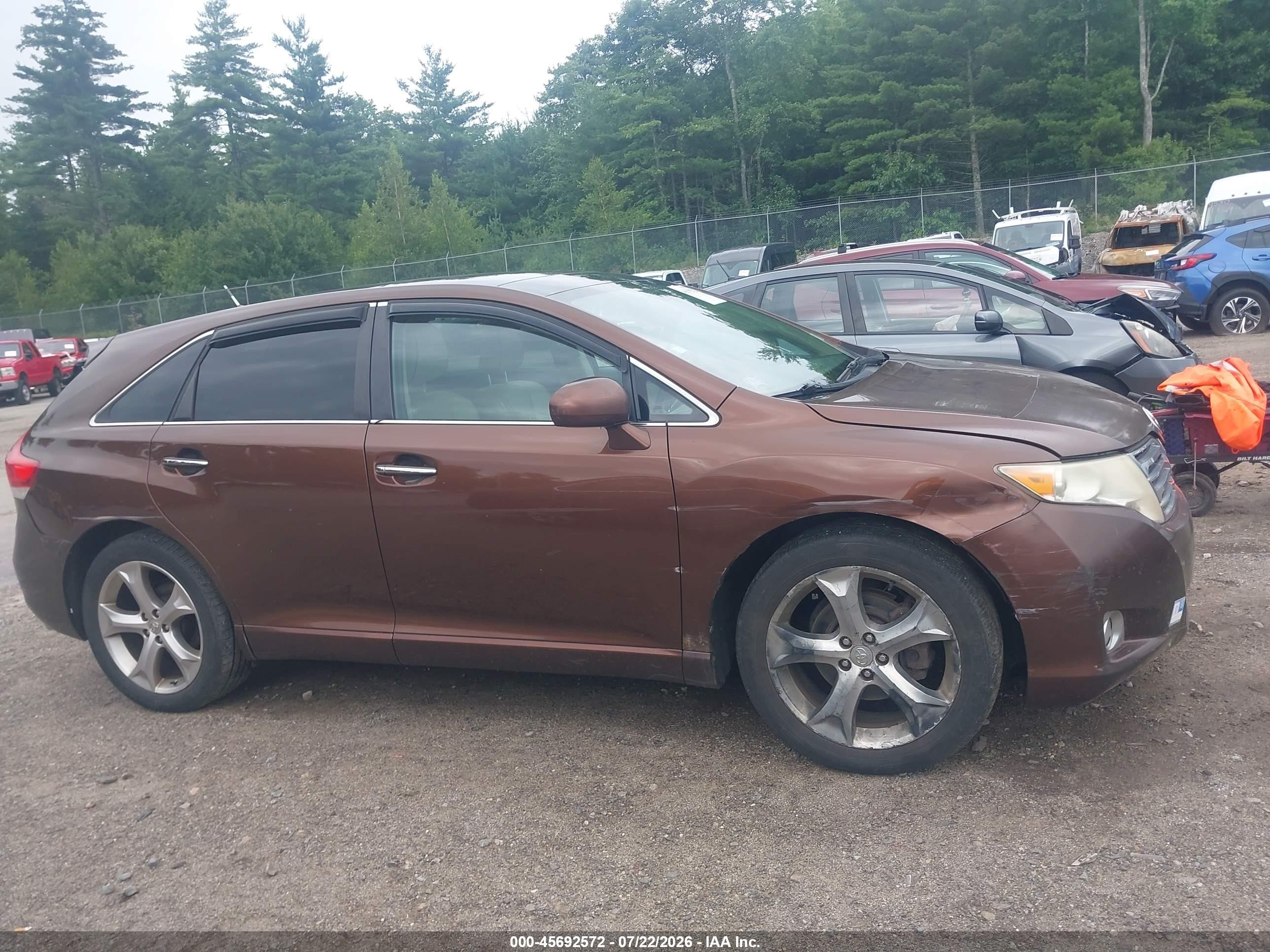2009 Toyota Venza Base V6 Оранжевый vin: 4T3BK11A59U019247