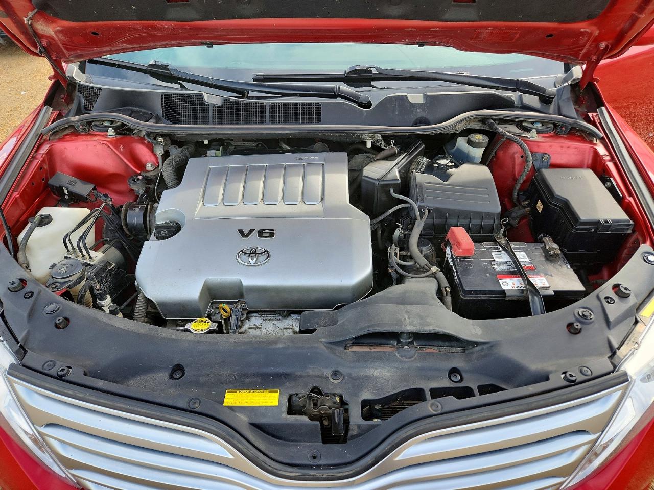 2009 Toyota Venza Awd V6 Red vin: 4T3BK11A59U024402