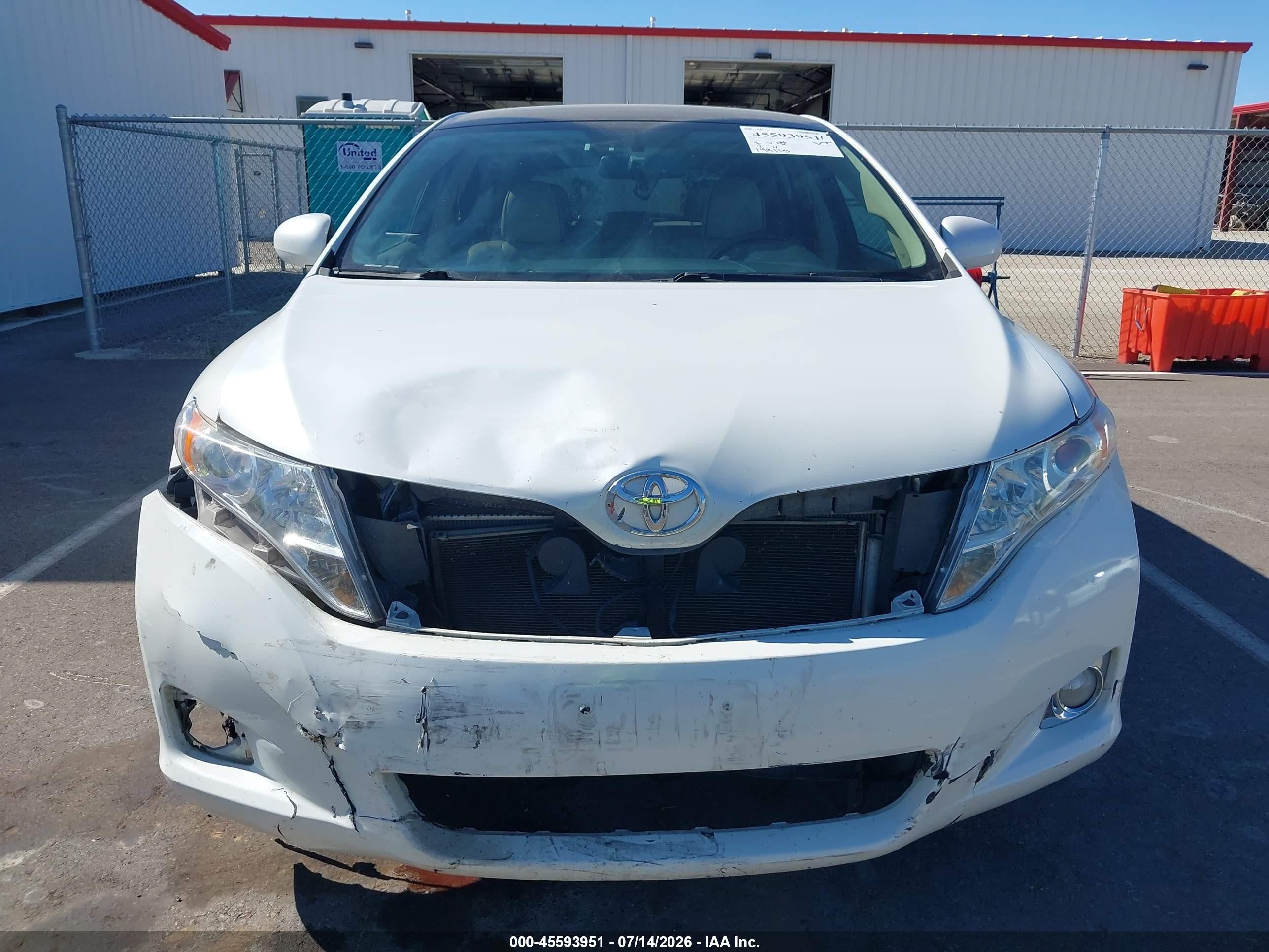2009 Toyota Venza Base V6 White vin: 4T3BK11A69U003915