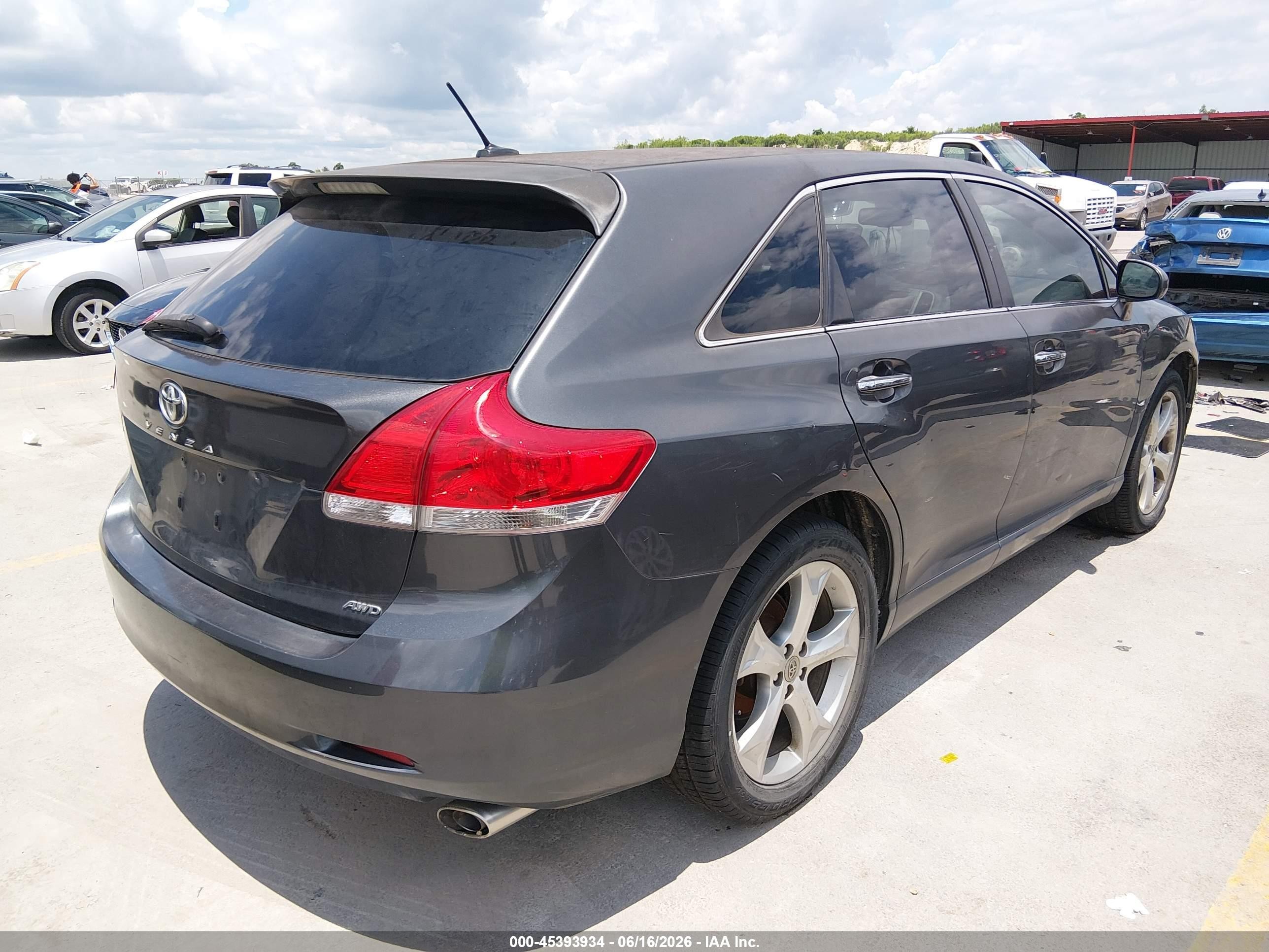 2009 Toyota Venza Base V6 Gray vin: 4T3BK11A69U004028