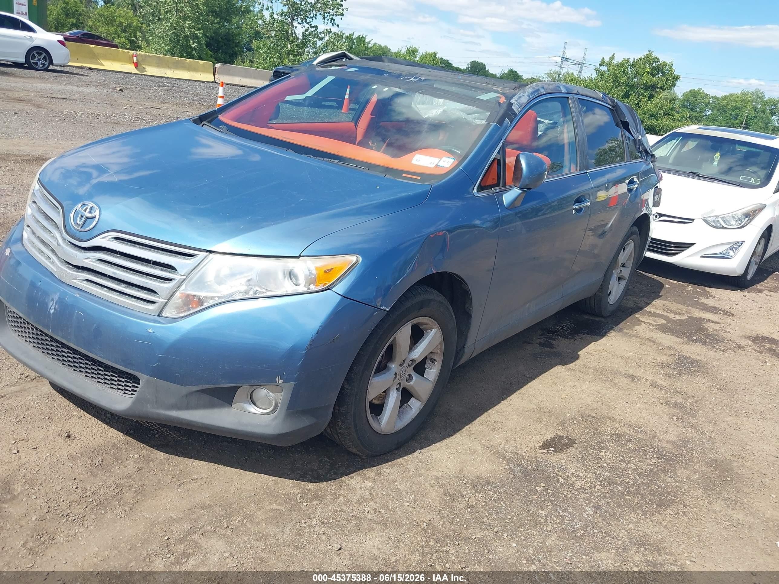 2009 Toyota Venza Base V6 Blue vin: 4T3BK11A69U007060