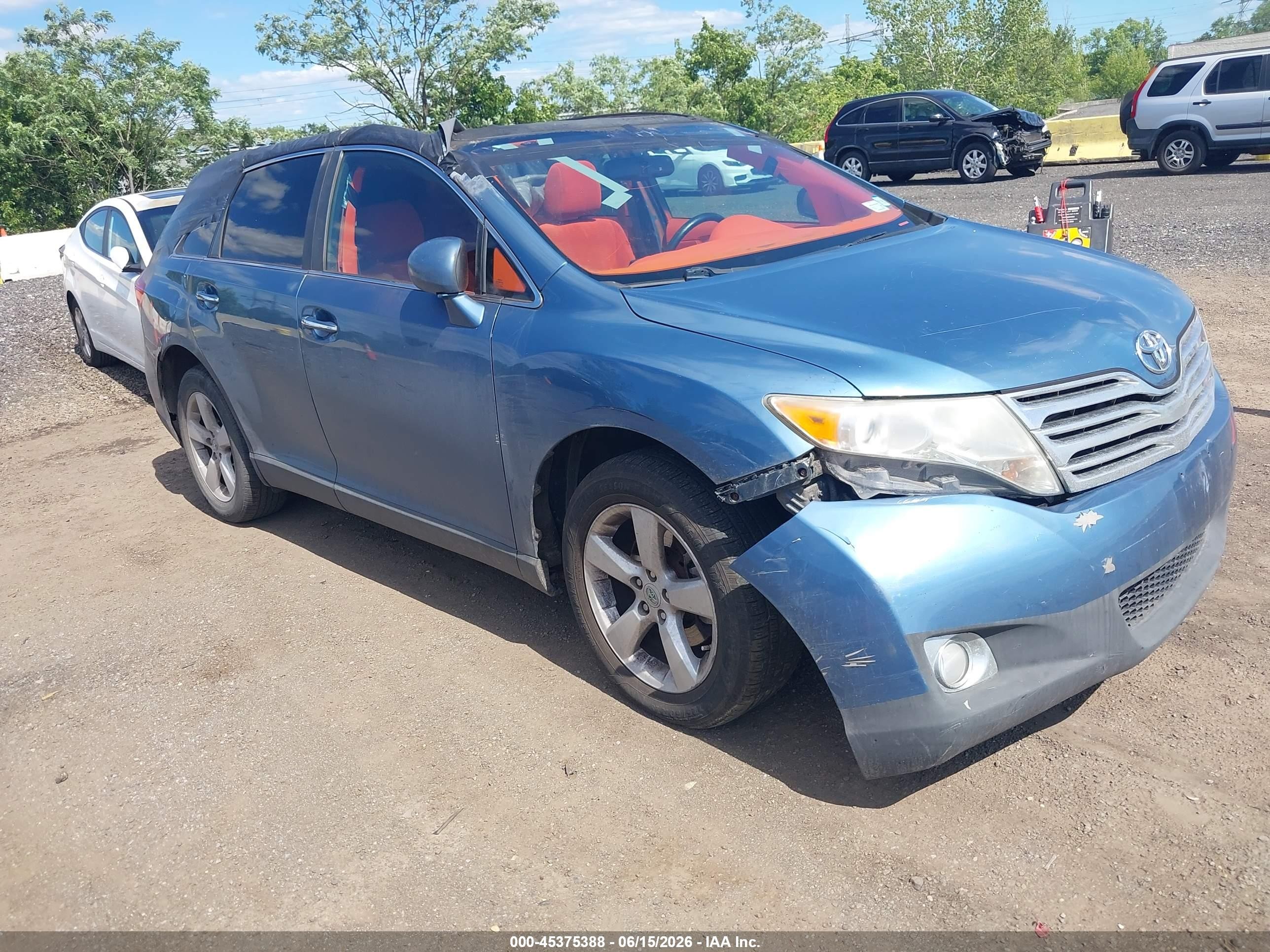 2009 Toyota Venza Base V6 Blue vin: 4T3BK11A69U007060