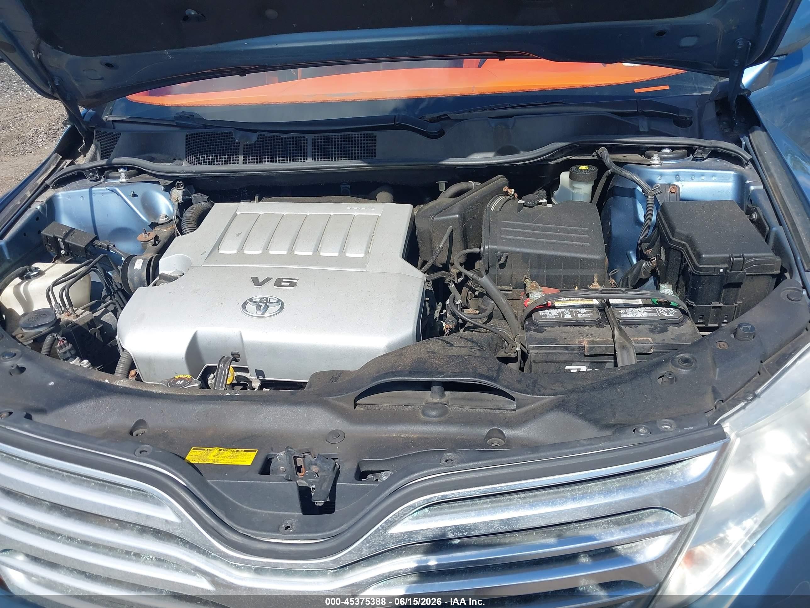 2009 Toyota Venza Base V6 Blue vin: 4T3BK11A69U007060