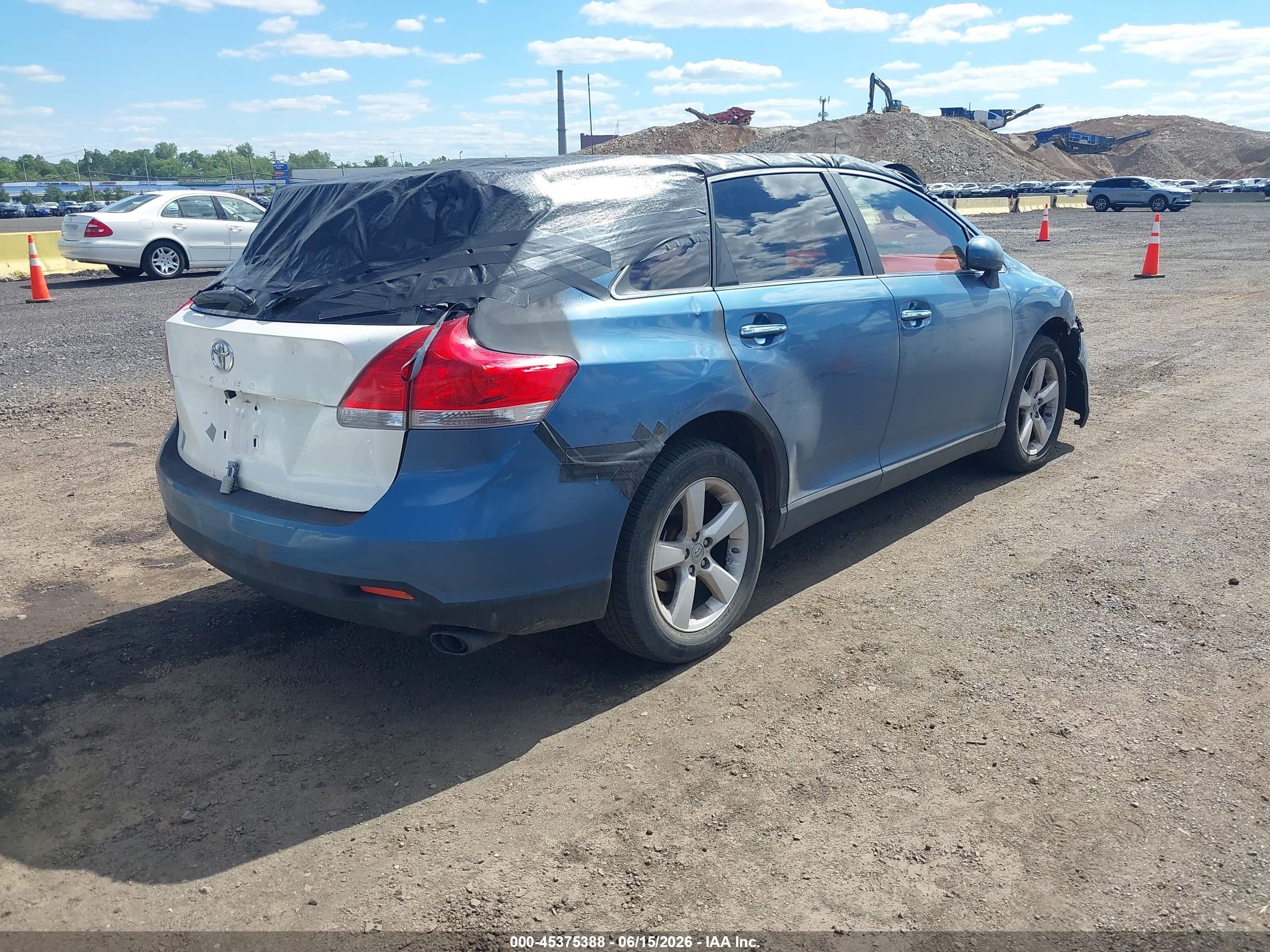 2009 Toyota Venza Base V6 Blue vin: 4T3BK11A69U007060