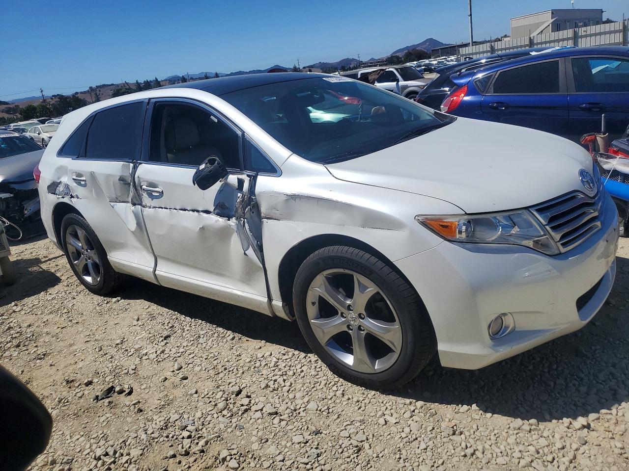2009 Toyota Venza Awd V6 White vin: 4T3BK11A69U009911