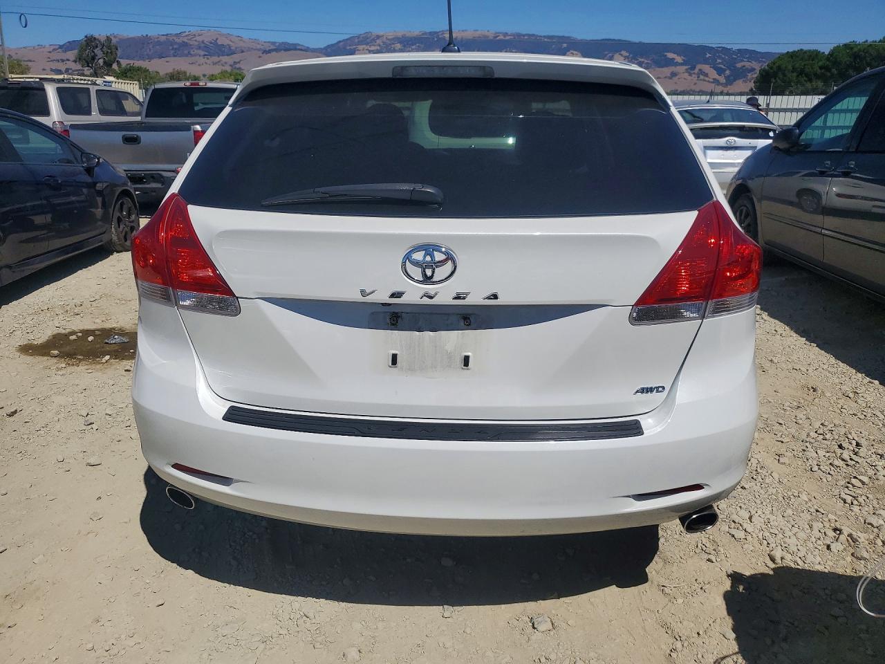 2009 Toyota Venza Awd V6 White vin: 4T3BK11A69U009911