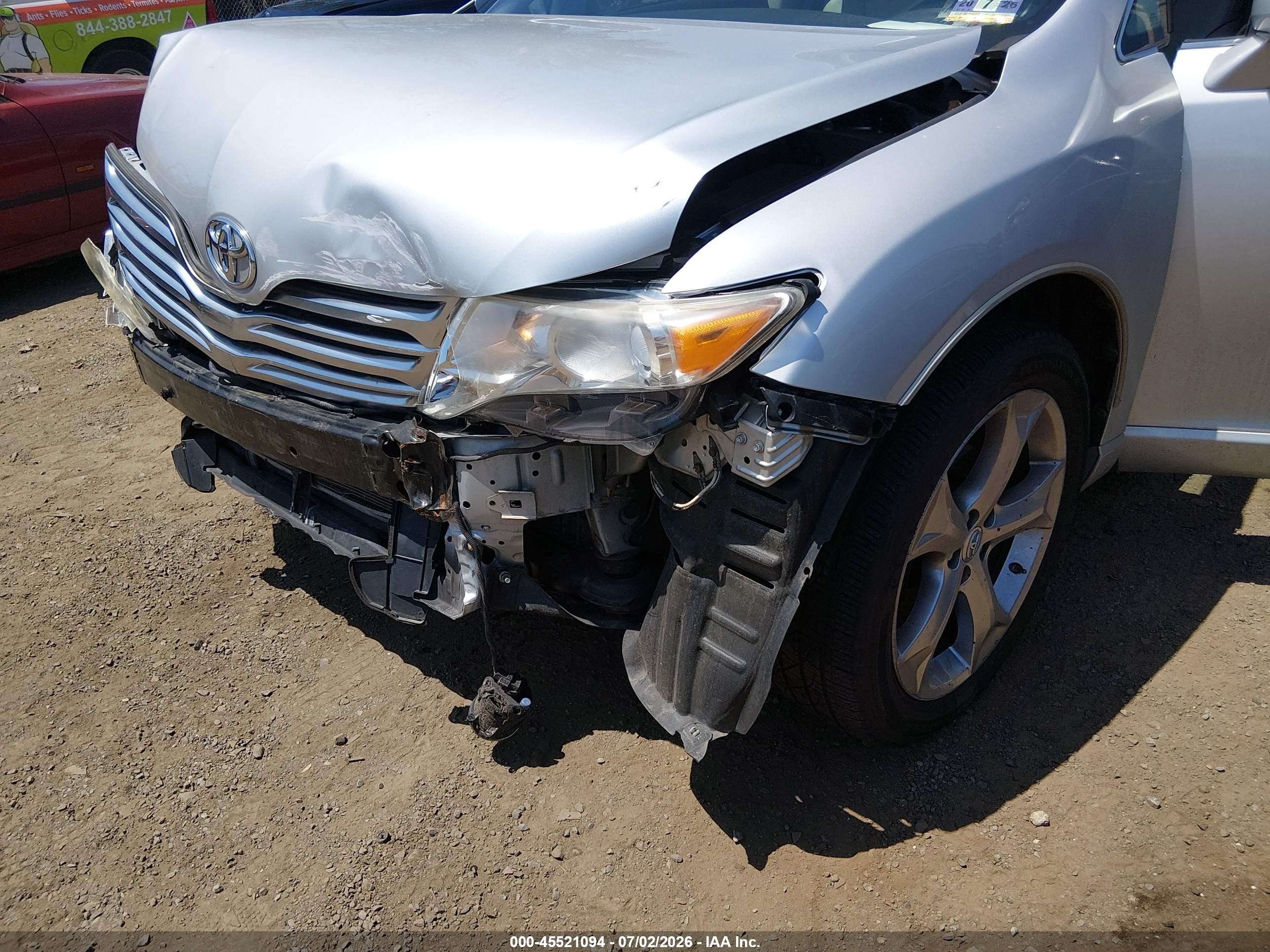 2009 Toyota Venza Base V6 Silver vin: 4T3BK11A69U010802