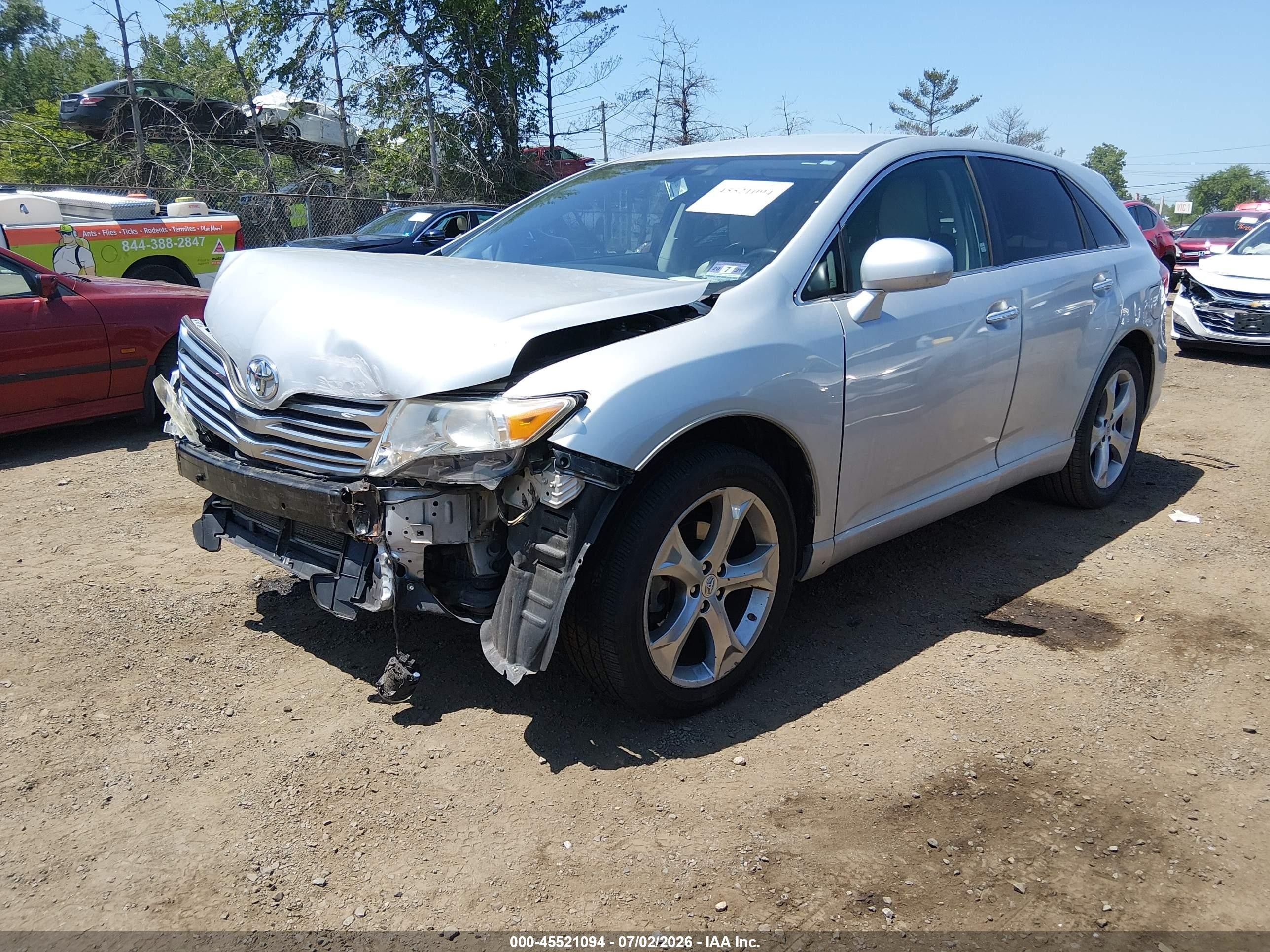 2009 Toyota Venza Base V6 Silver vin: 4T3BK11A69U010802