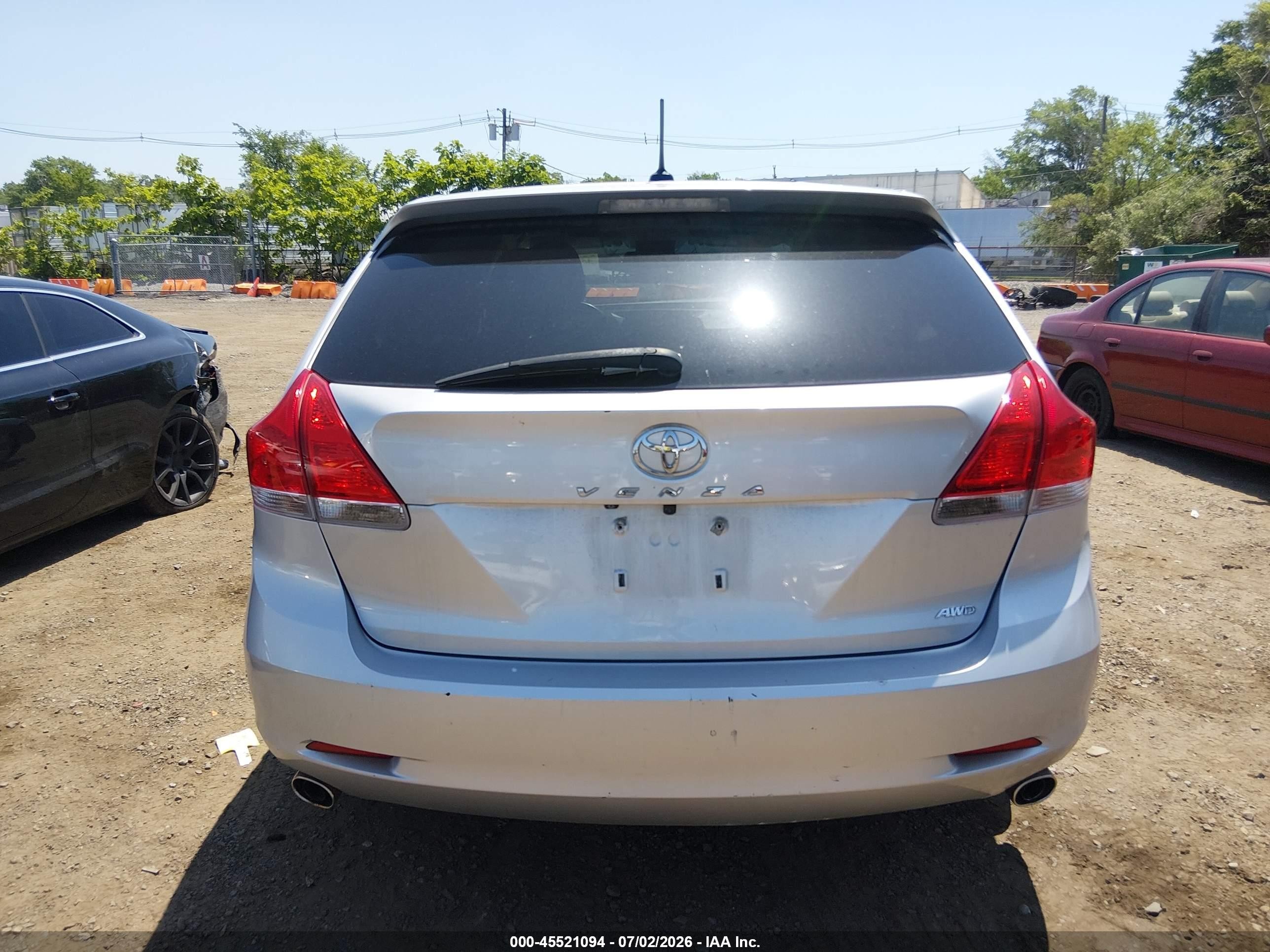 2009 Toyota Venza Base V6 Silver vin: 4T3BK11A69U010802