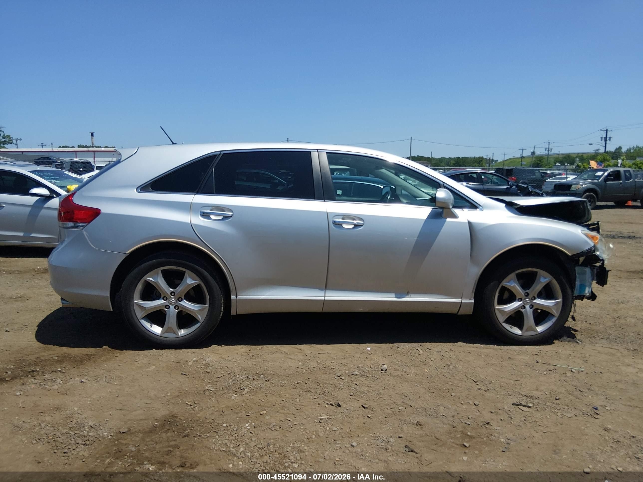 2009 Toyota Venza Base V6 Silver vin: 4T3BK11A69U010802