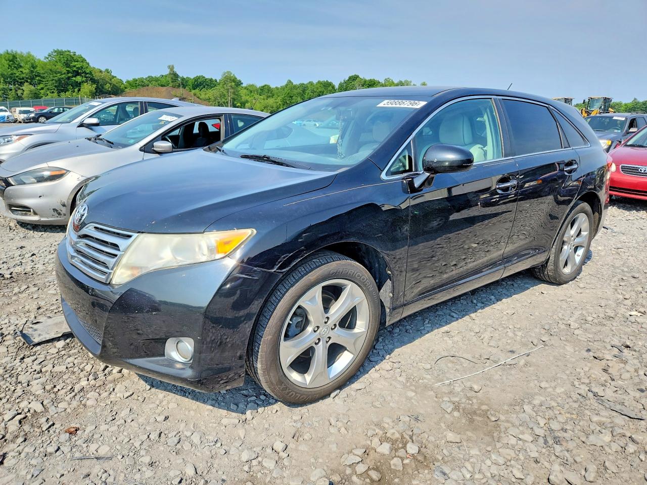 2009 Toyota Venza Awd V6 Black vin: 4T3BK11A69U024490