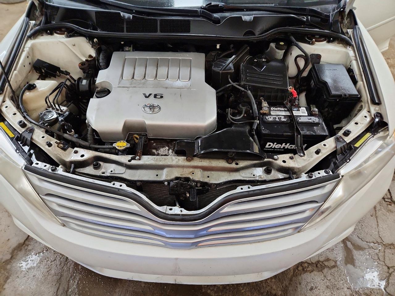 2009 Toyota Venza Awd V6 White vin: 4T3BK11A69U025445