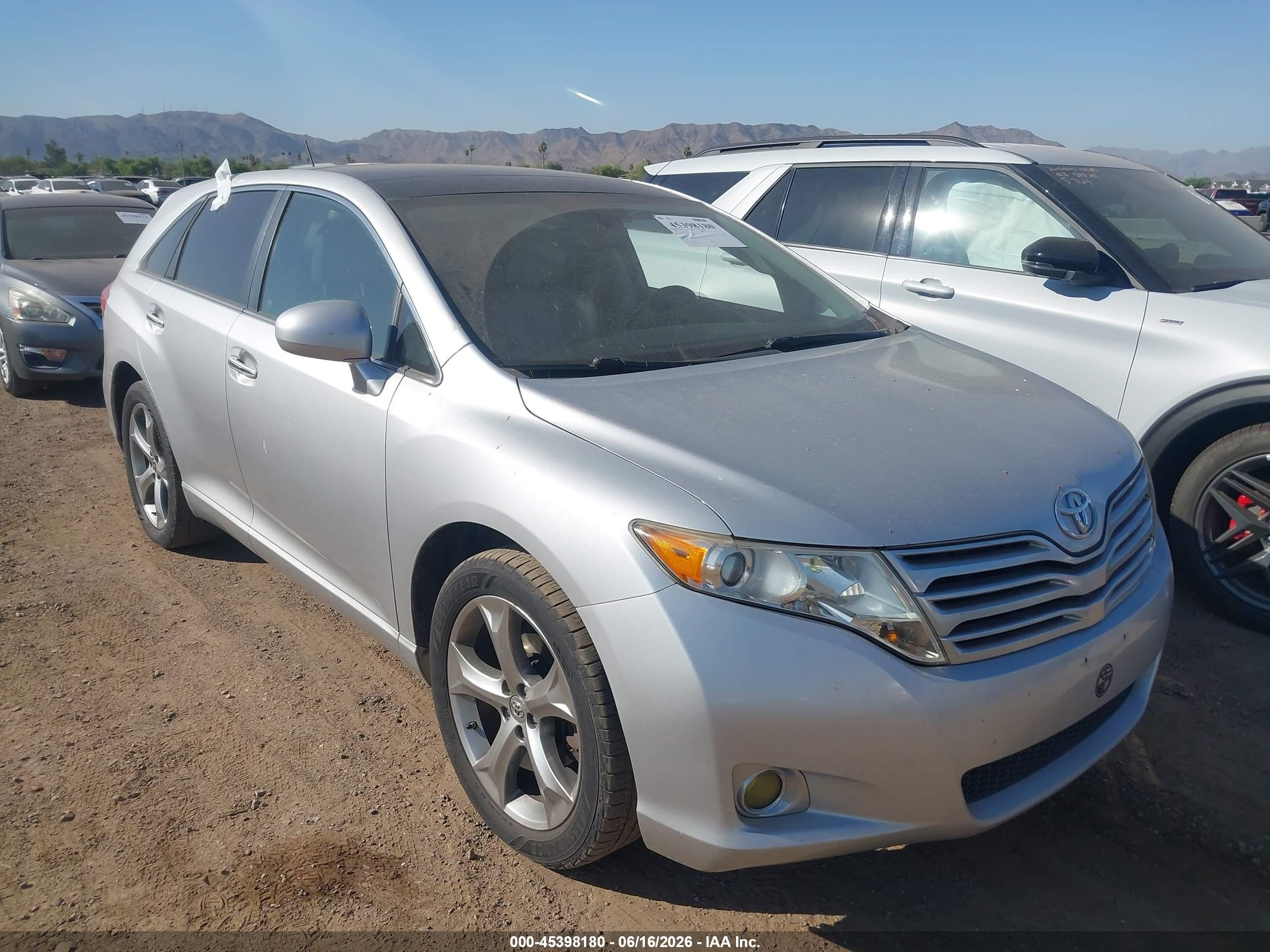 2009 Toyota Venza Base V6 Silver vin: 4T3BK11A79U006614