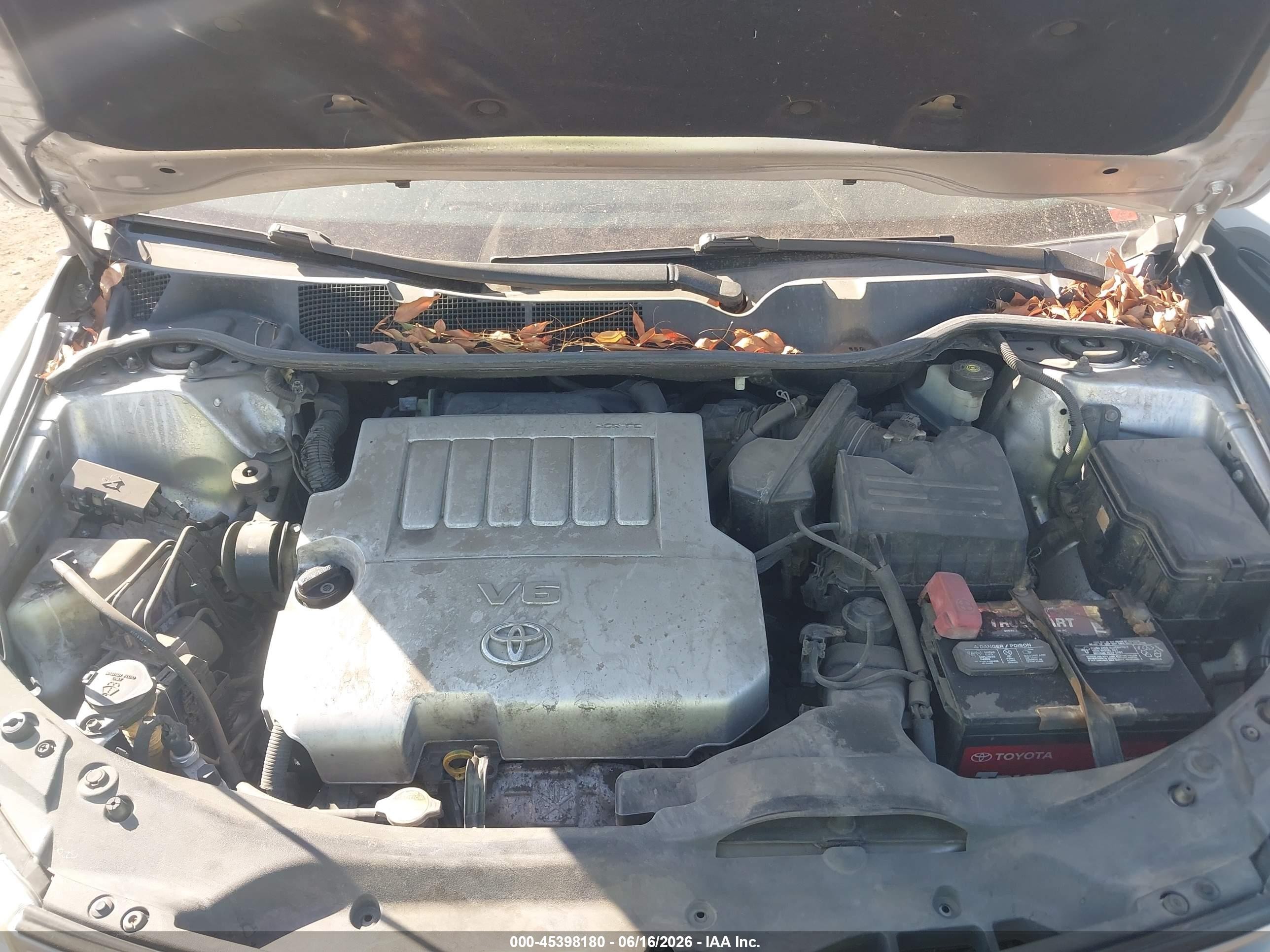 2009 Toyota Venza Base V6 Серебряный vin: 4T3BK11A79U006614