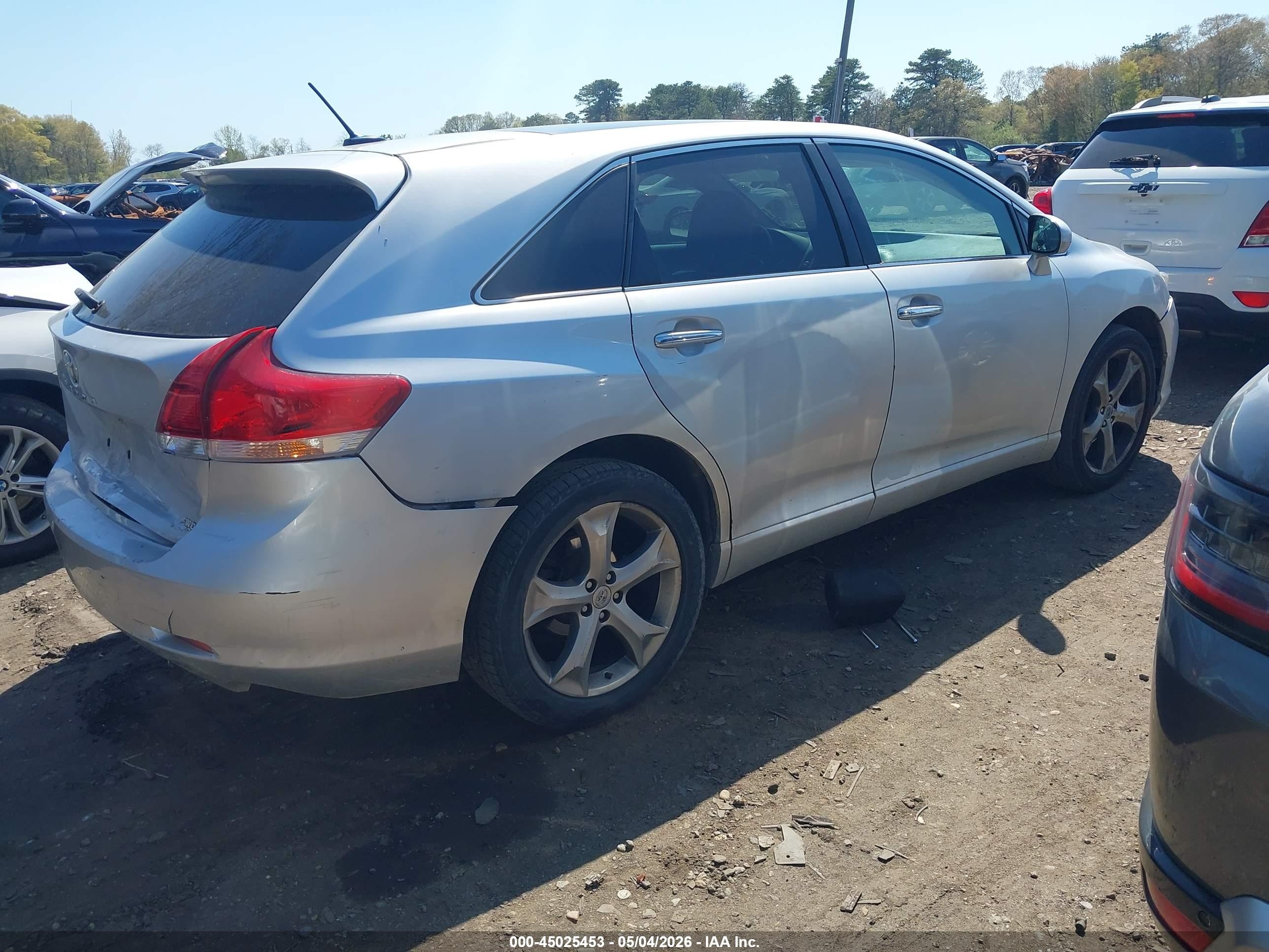 2009 Toyota Venza Base V6 Silver vin: 4T3BK11A79U007231