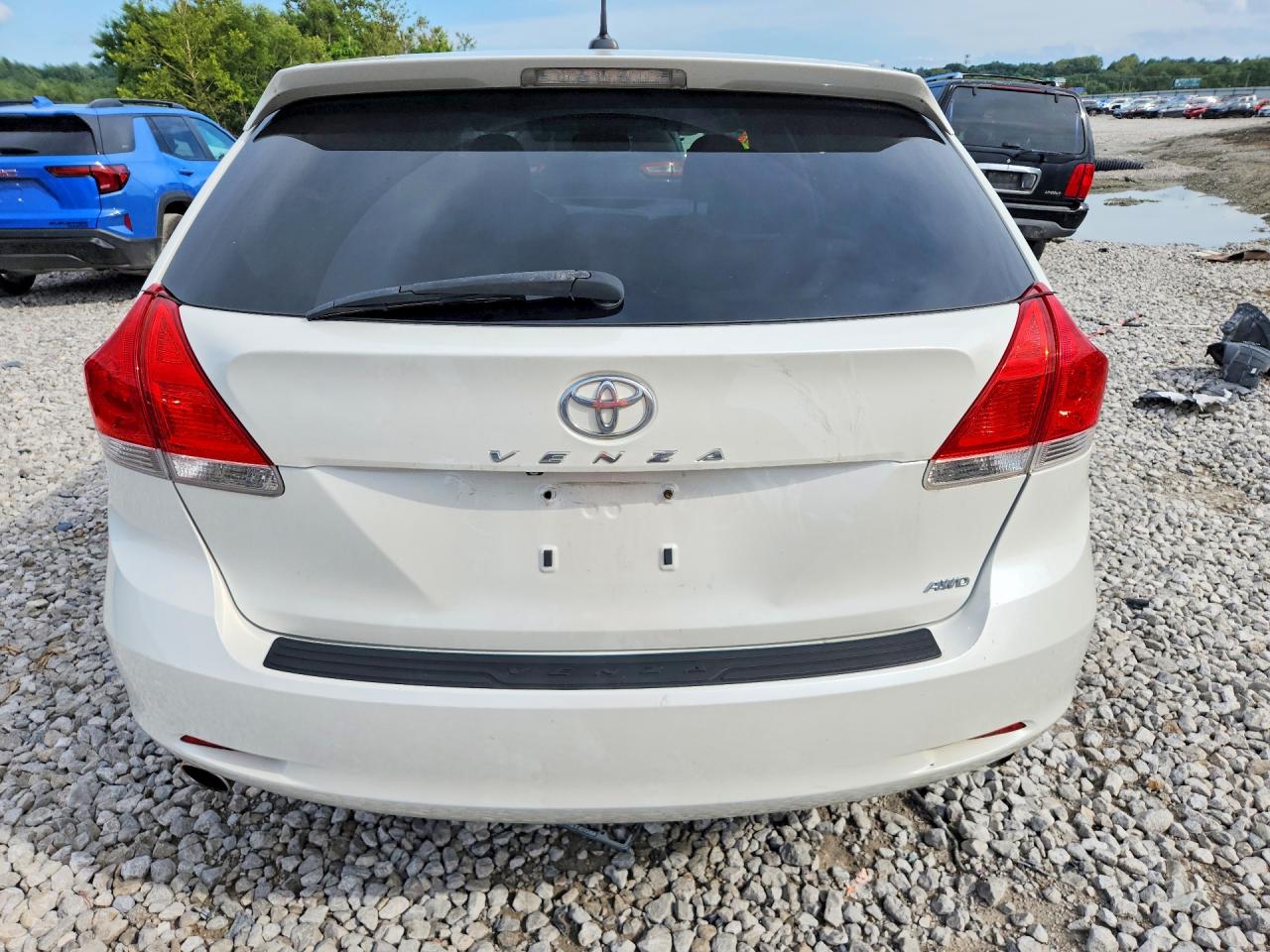 2009 Toyota Venza Awd V6 White vin: 4T3BK11A79U017628